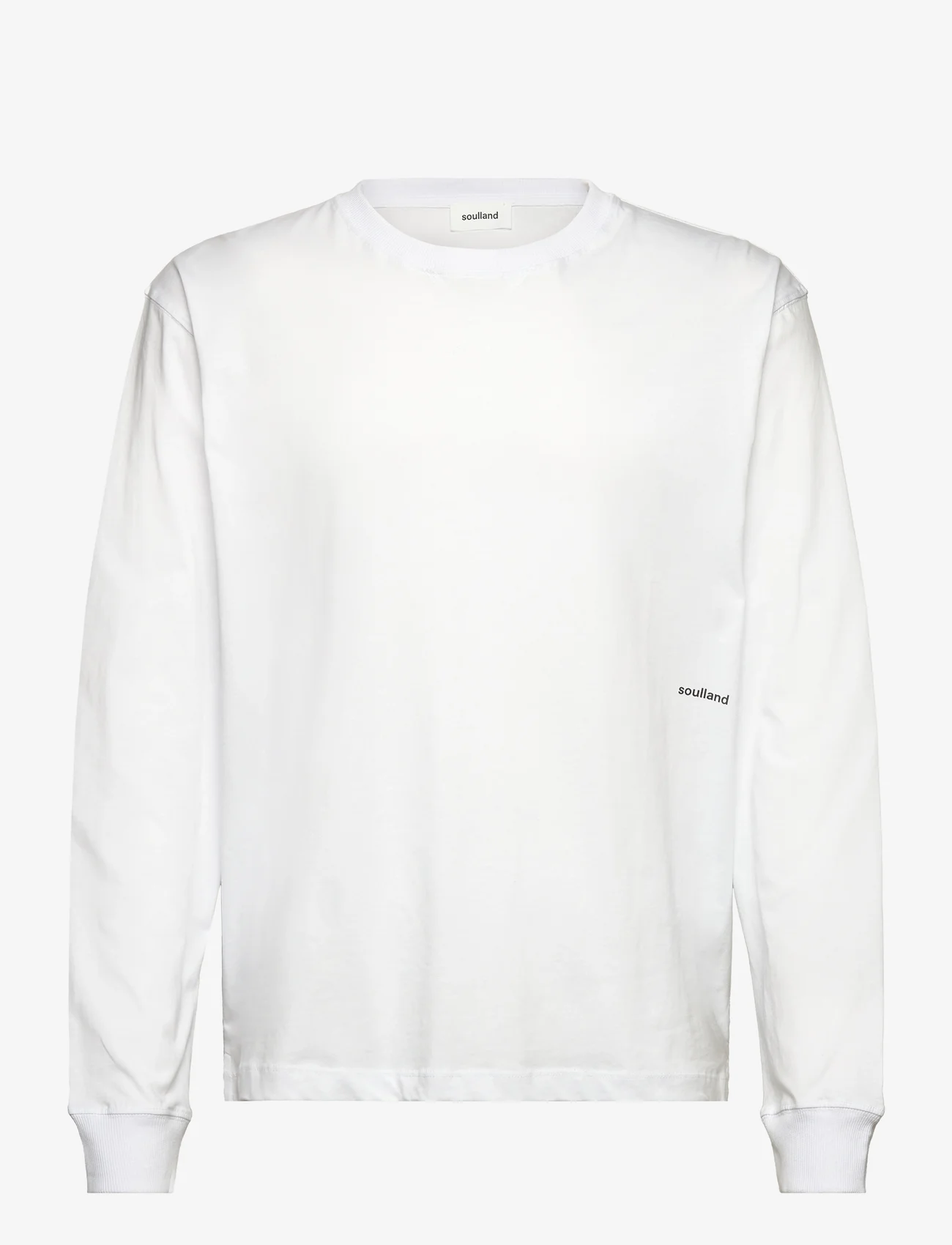 Soulland - Dima Long Sleeve T-shirt - kapuzenpullover - white - 0
