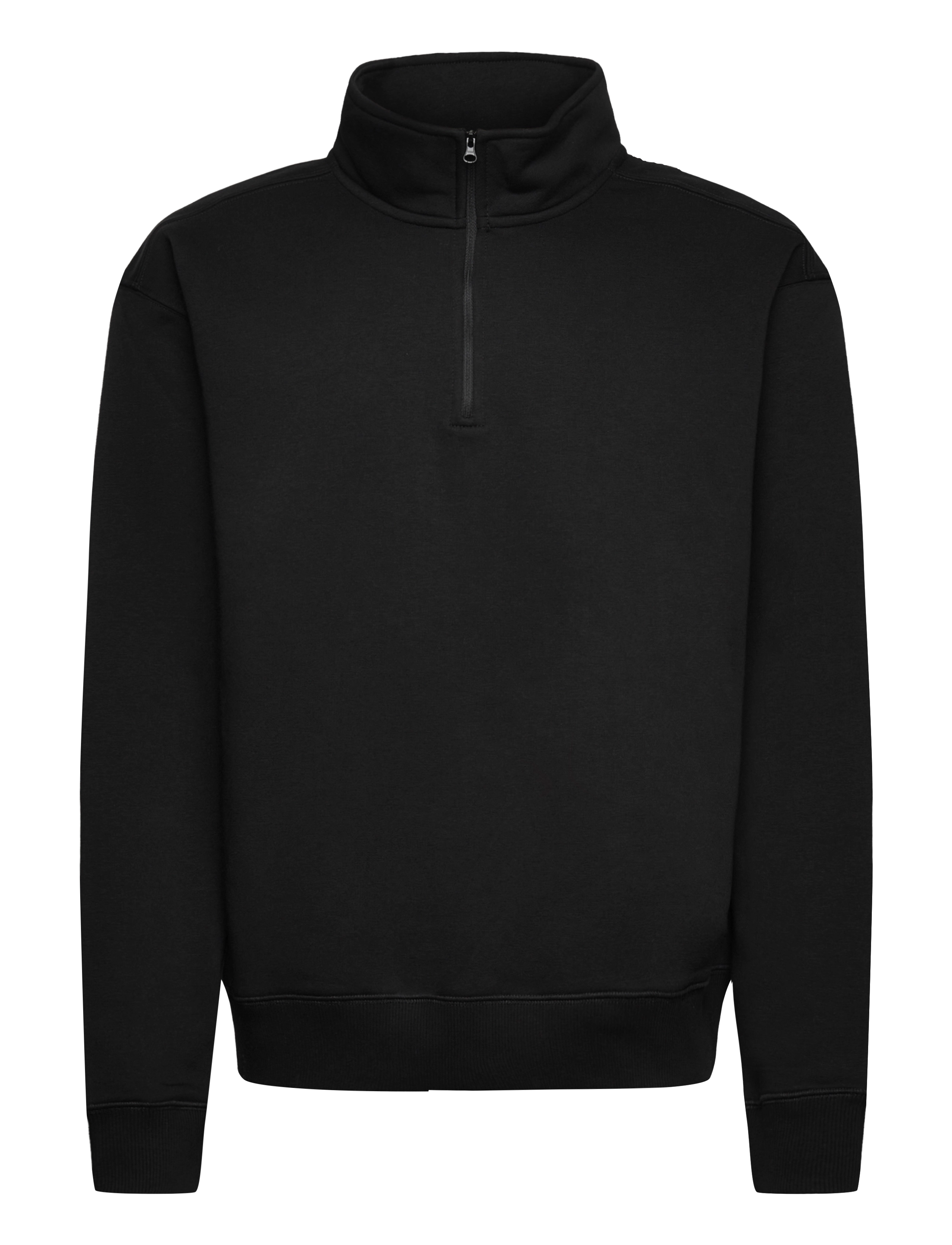 Ken Half Zip Sweatshirt - BLACK