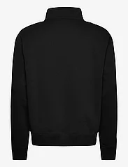 Soulland - Ken Half Zip Sweatshirt - medvilniniai megztiniai - black - 1