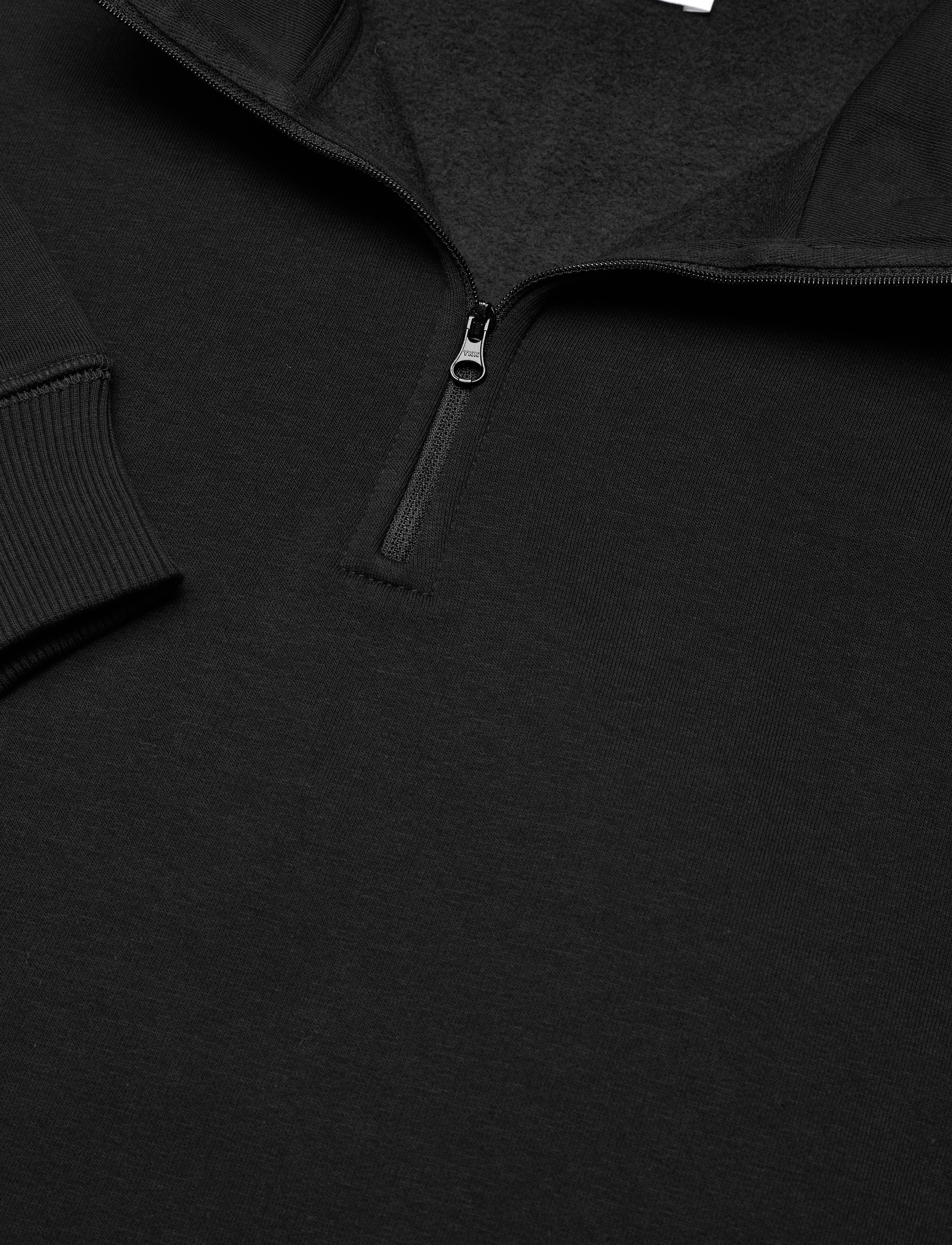 Soulland - Ken Half Zip Sweatshirt - black - 2