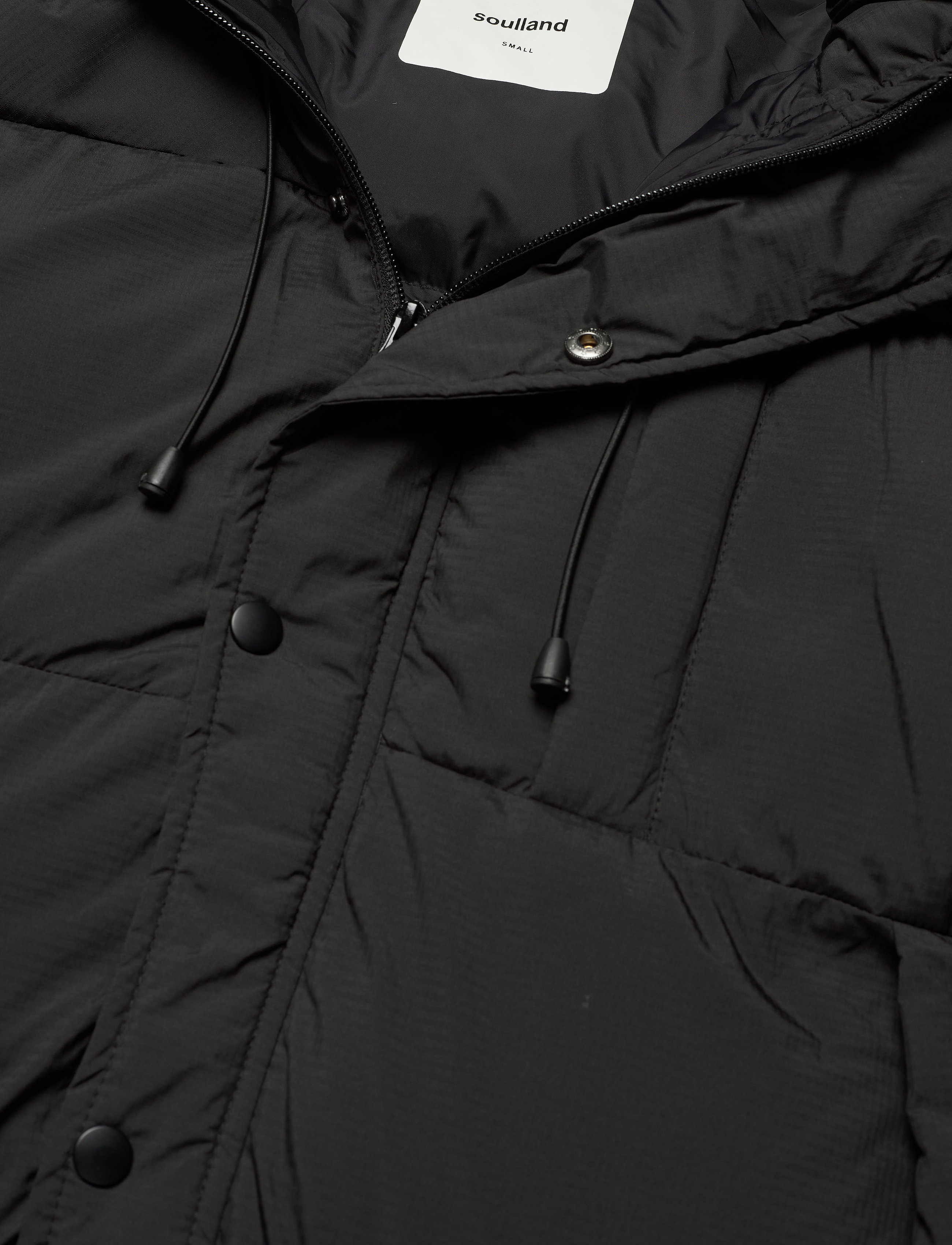 Soulland - Cara jacket - ulkovaatteet - black - 2