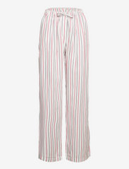 Soulland - Ciara pants - straight leg trousers - white/red stripes - 0