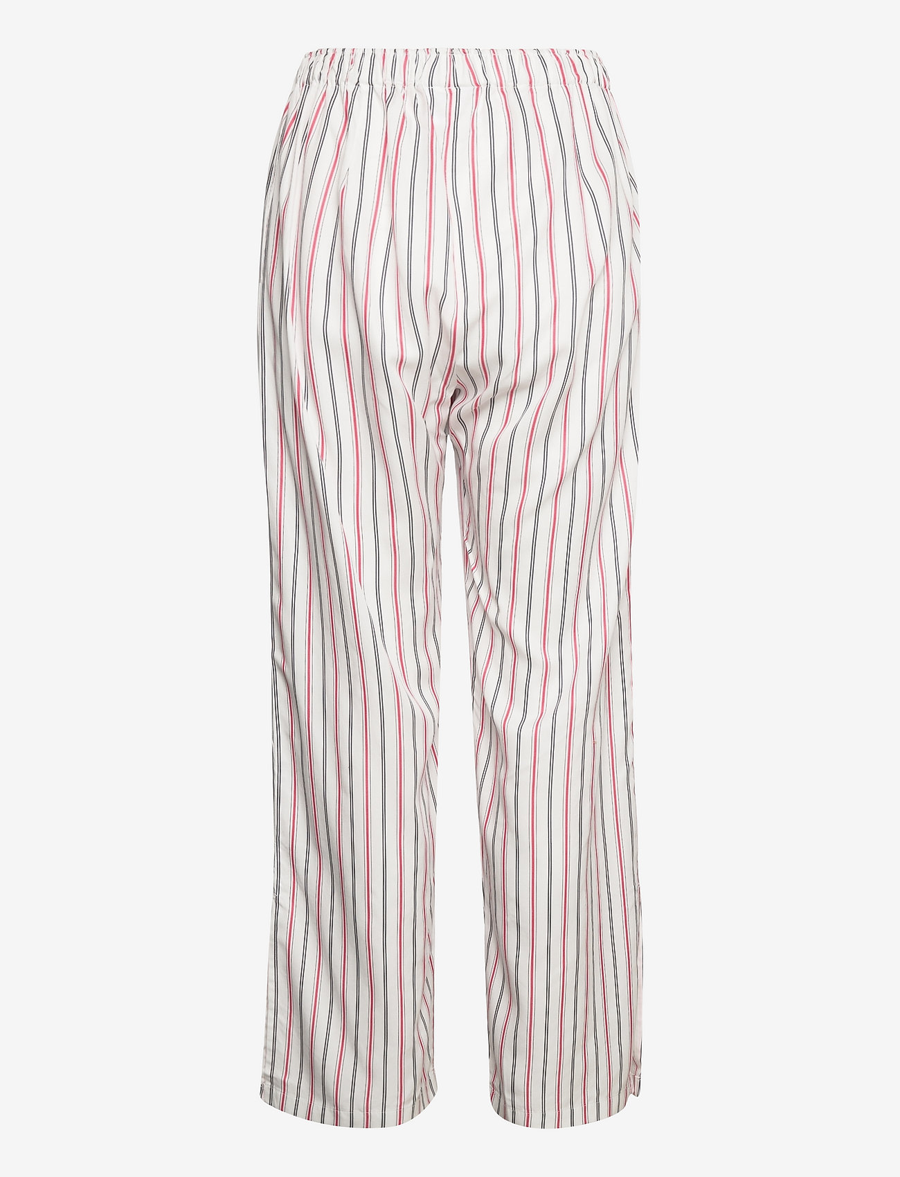 Soulland - Ciara pants - straight leg hosen - white/red stripes - 1