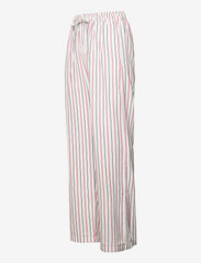Soulland - Ciara pants - straight leg hosen - white/red stripes - 2