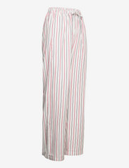 Soulland - Ciara pants - straight leg hosen - white/red stripes - 3