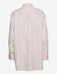 Soulland - Estelle shirt - langermede skjorter - white/red stripes - 1