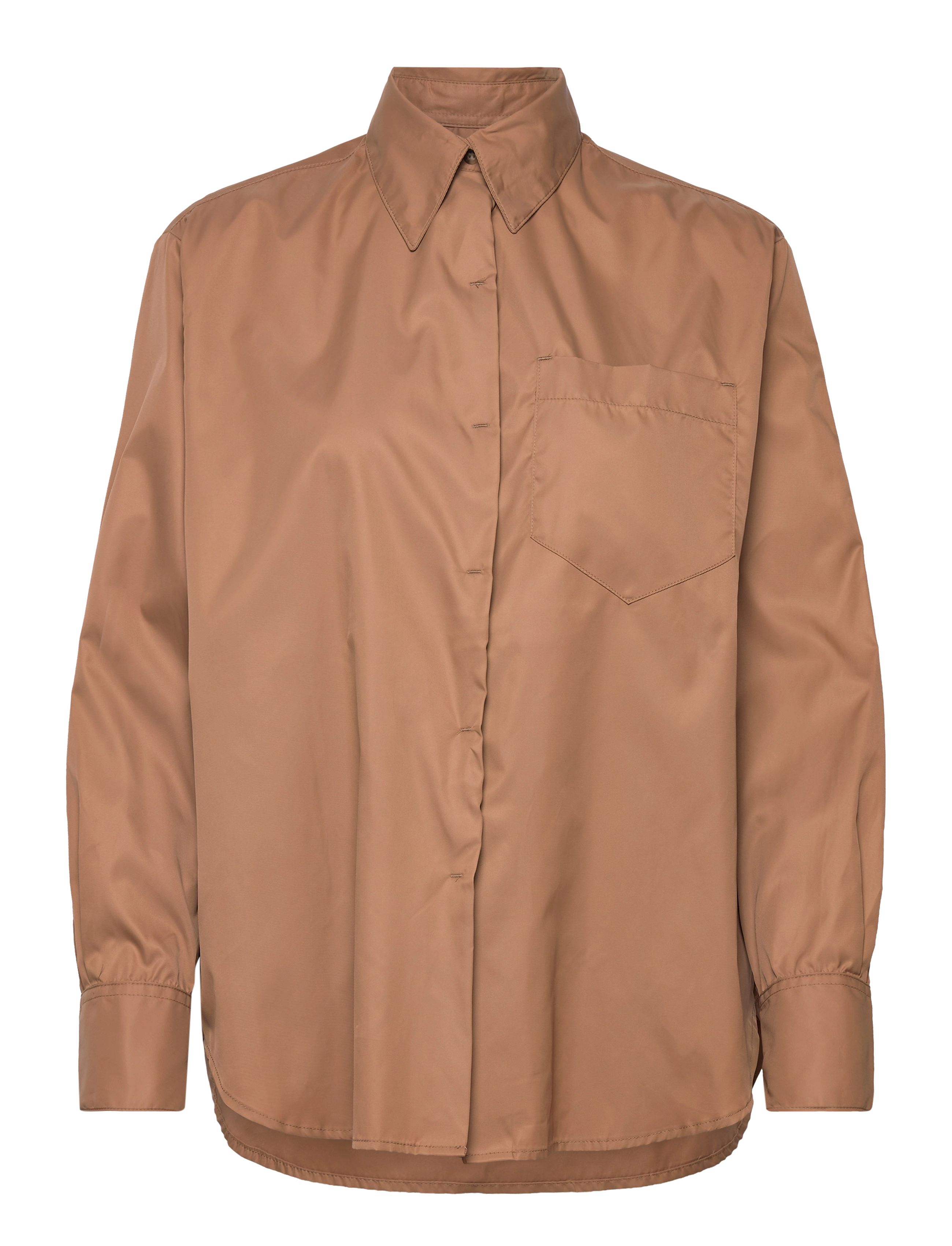 SOULLAND Linda Shirt Braun - 34 - Damen