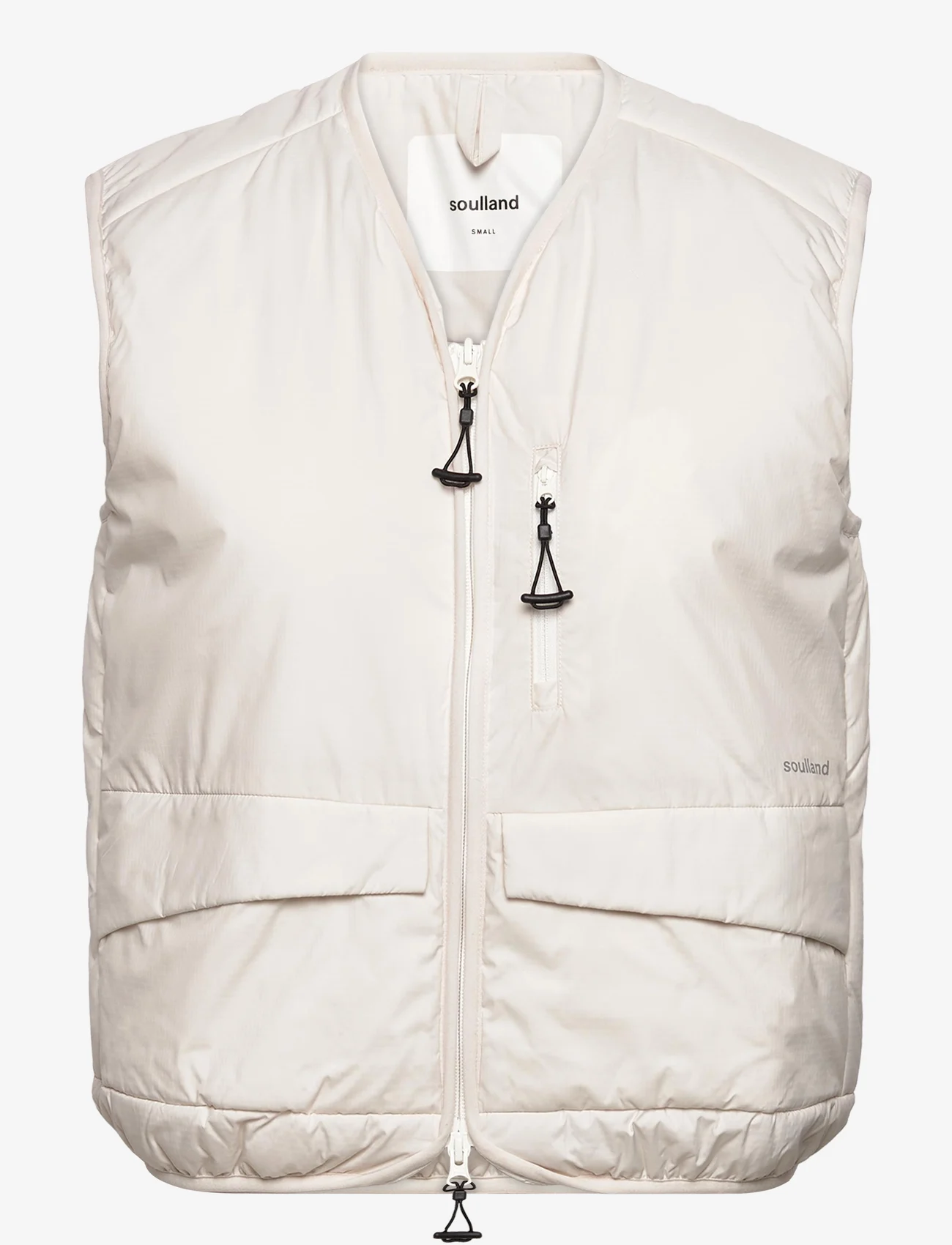 Soulland - Bella vest - puffer vests - white - 0