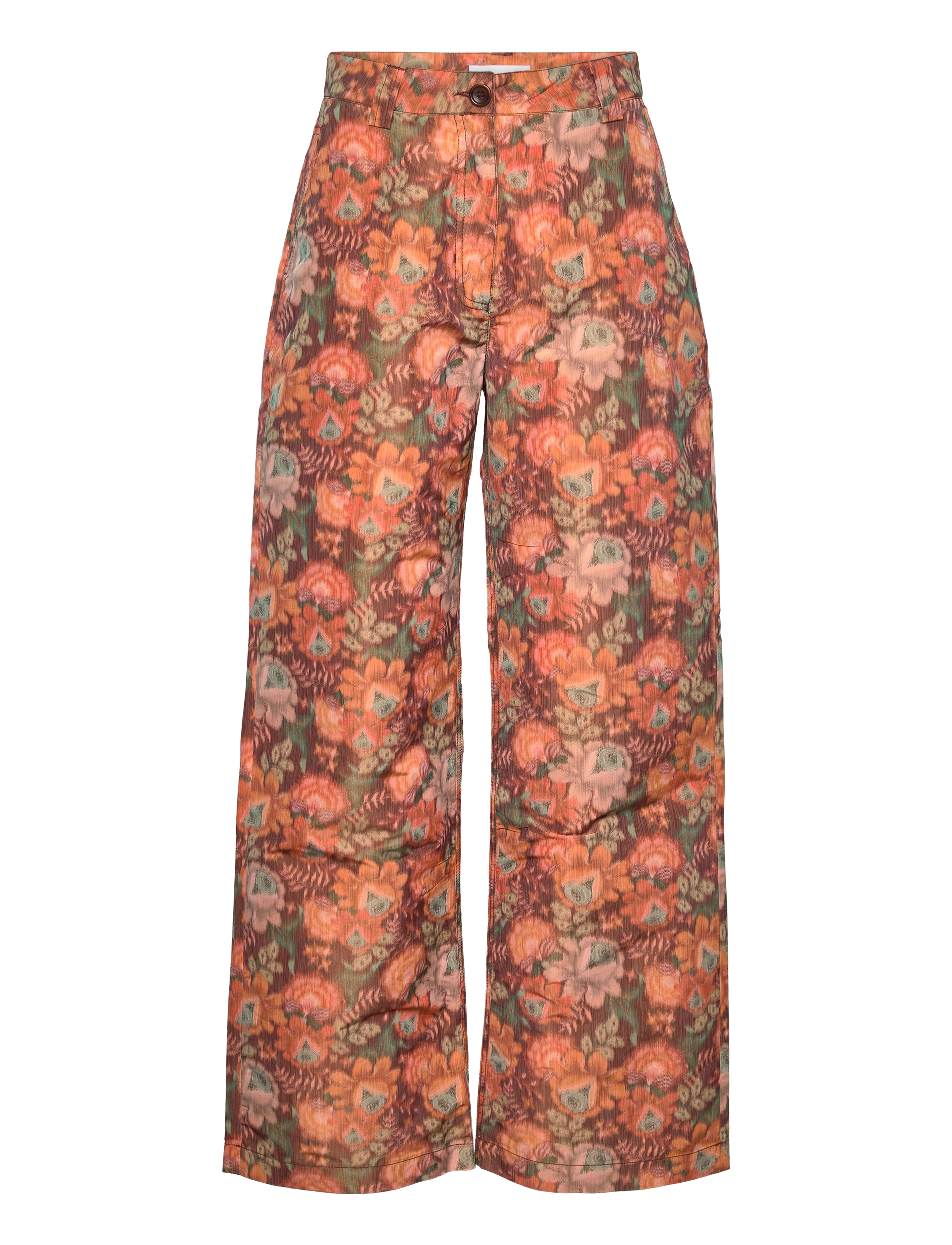 Soulland Inna Pants, 34, Orange, Bukser > Brede Ben, Dame