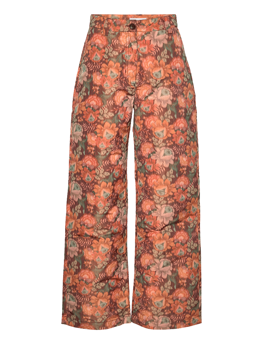 Soulland - Inna pants - vida byxor - orange - 0