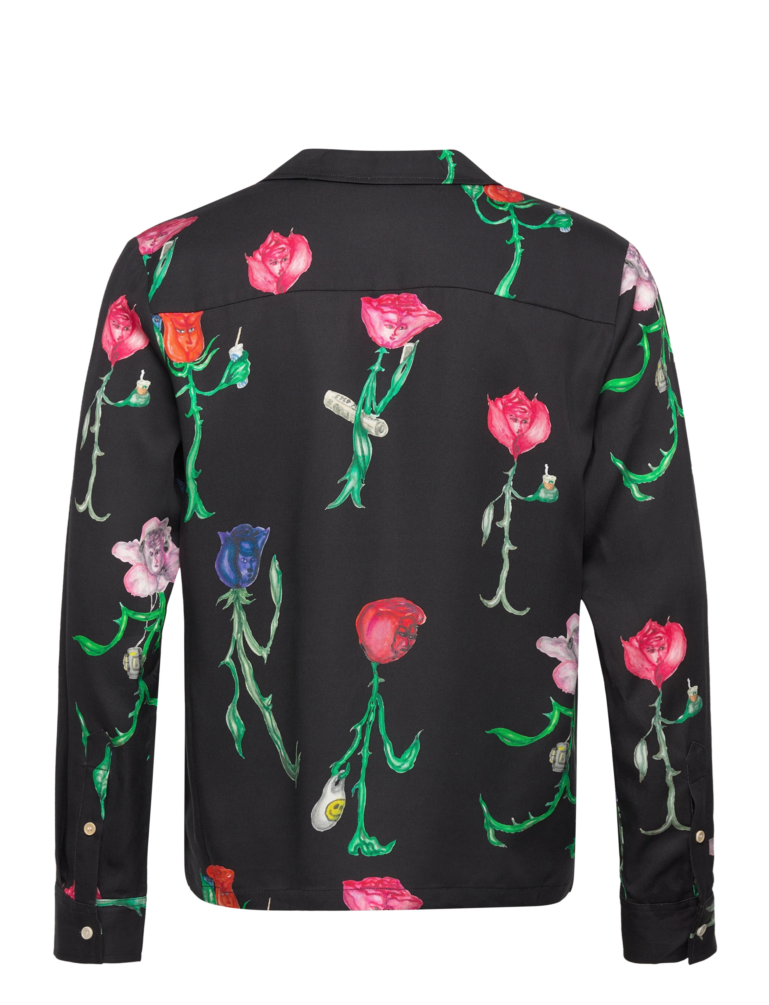 Soulland - Joe shirt - dark grey aop - 1