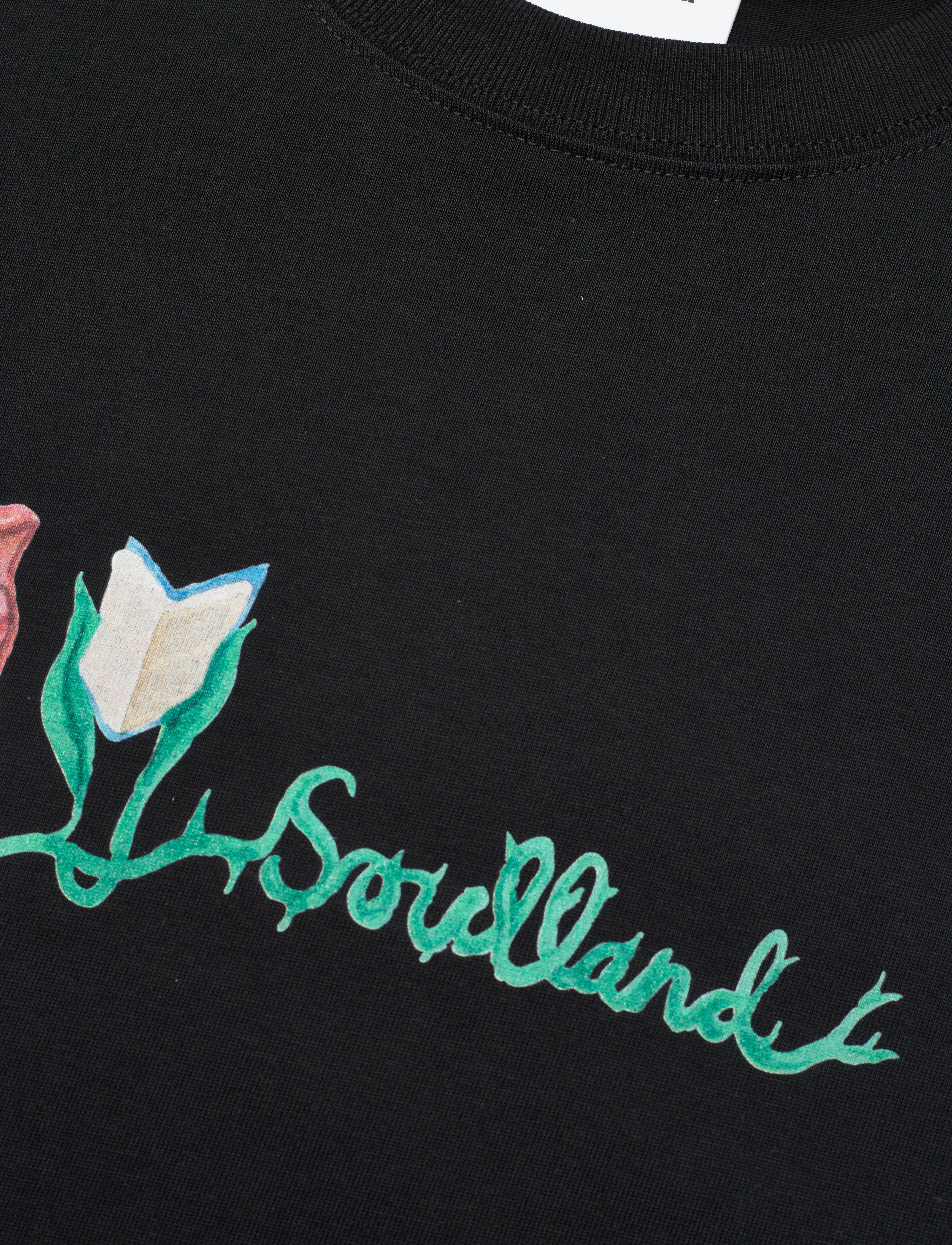 Soulland - Flower Logo T-shirt - black - 2