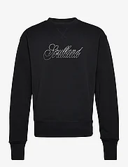 Soulland - Hand Drawn Logo sweatshirt - huvtröjor - black - 0