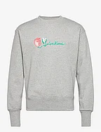 Flower Logo sweatshirt - GREY MELANGE