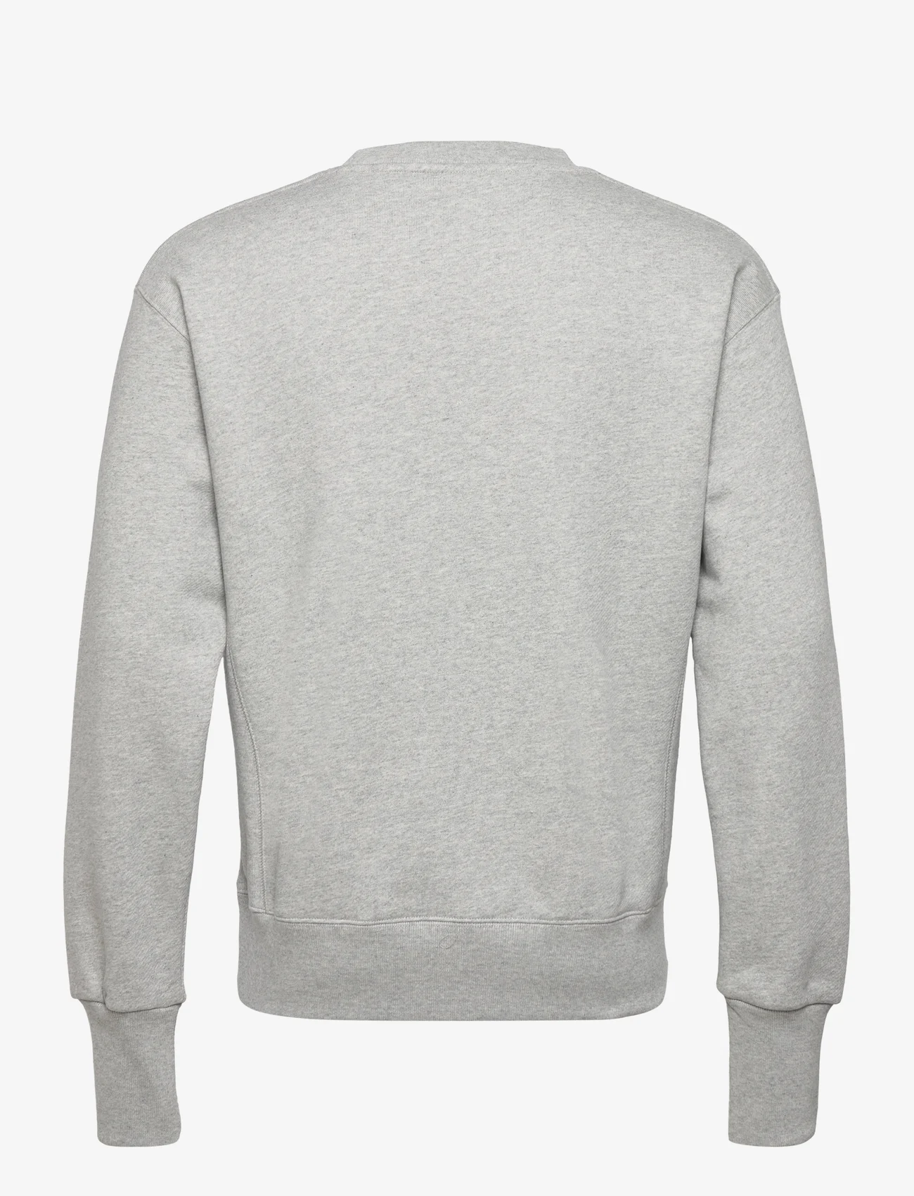 Soulland - Flower Logo sweatshirt - hættetrøjer - grey melange - 1