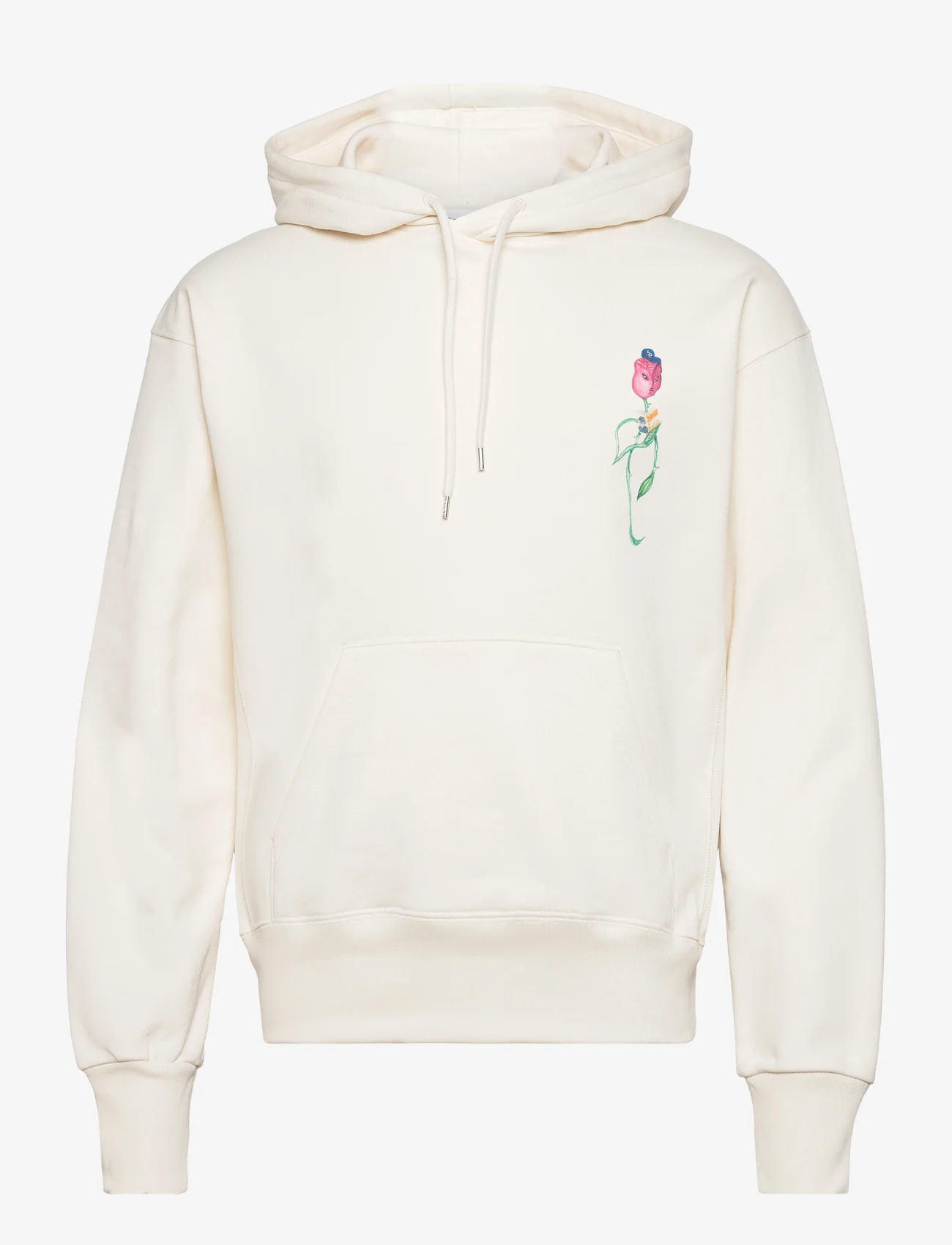 Soulland - Flowers hoodie - off white - 0