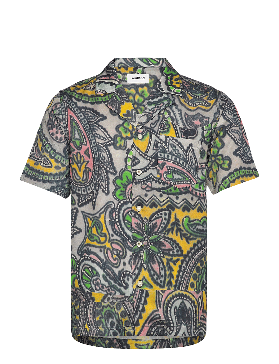 Soulland - Orson shirt - short-sleeved shirts - multi aop - 0