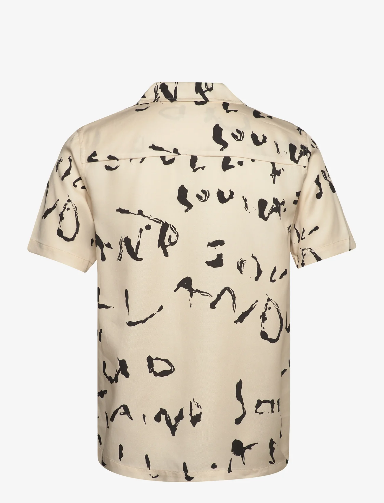 Soulland - Orson shirt - kortærmede t-shirts - off white aop - 1
