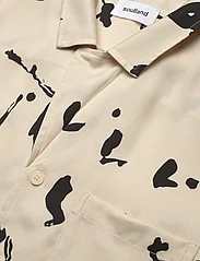 Soulland - Orson shirt - krótki rękaw - off white aop - 3