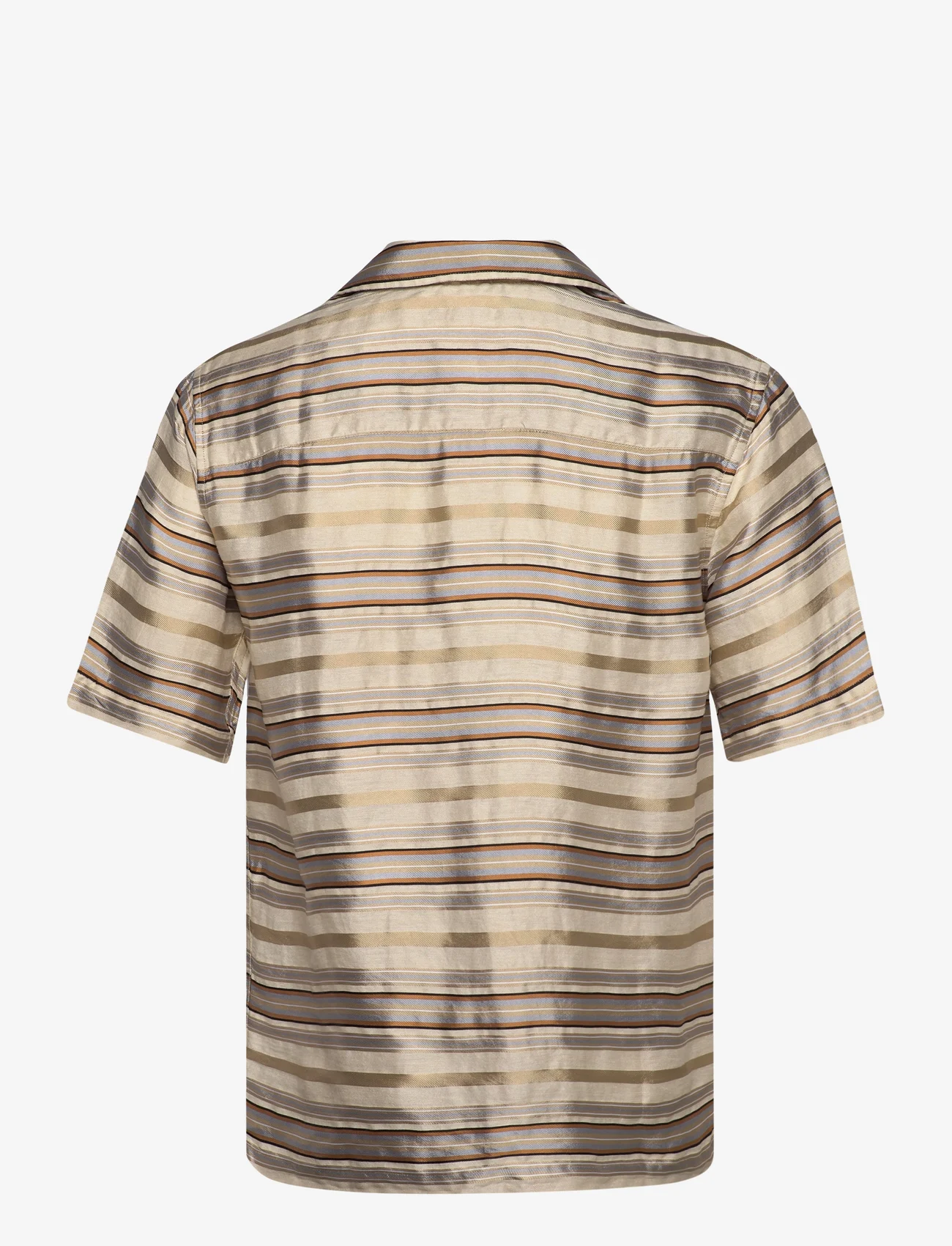 Soulland - Orson Shirt - overhemden met korte mouw - off white multi - 1