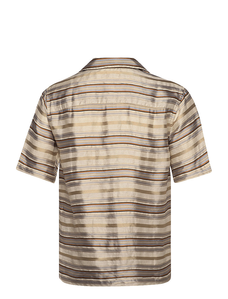 Soulland - Orson Shirt - kurzarmhemden - off white multi - 1