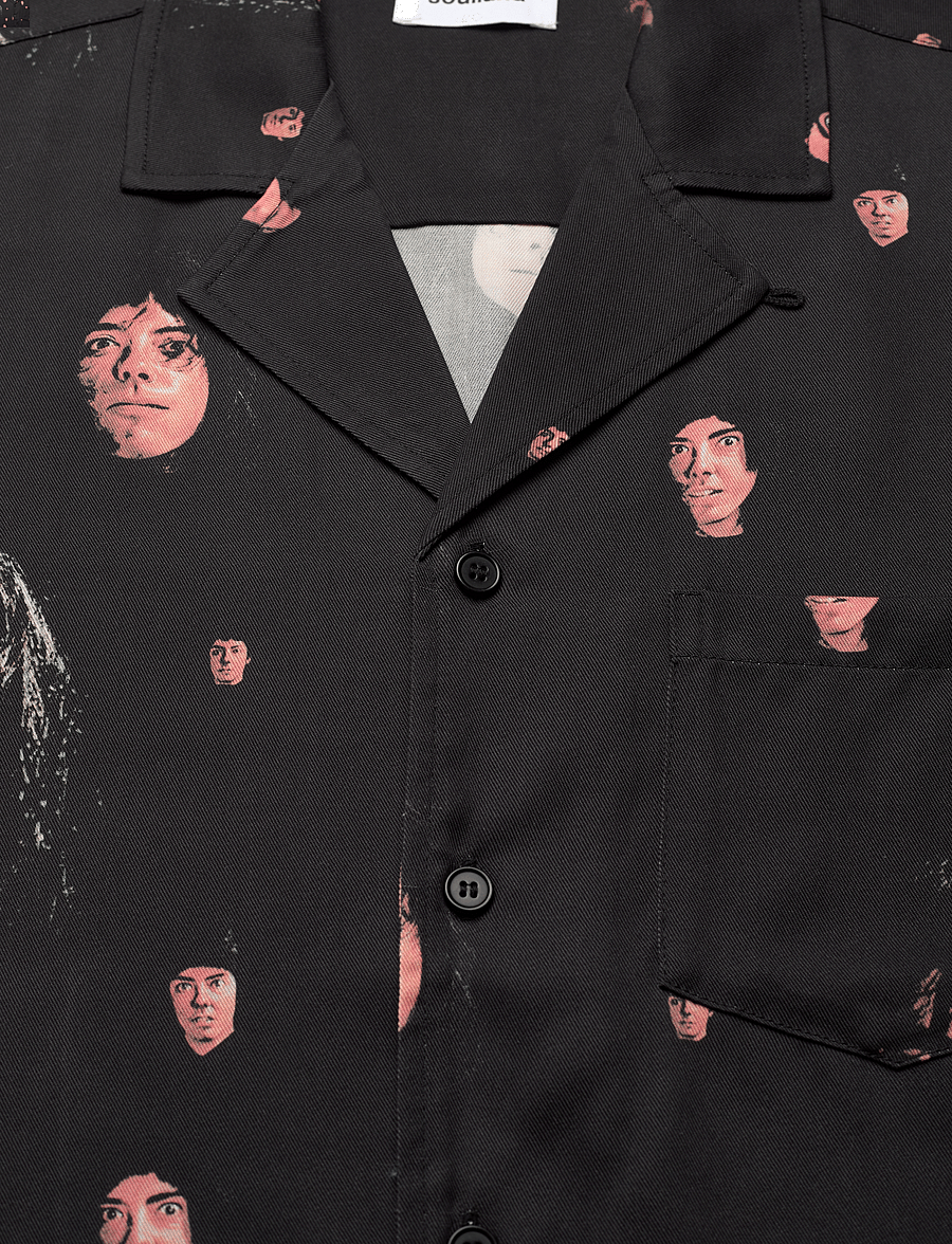 Soulland - Orson Shirt - lühikeste varrukatega särgid - black aop - 2