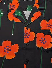 Soulland - Orson Shirt - marškinėliai trumpomis rankovėmis - orange aop - 2