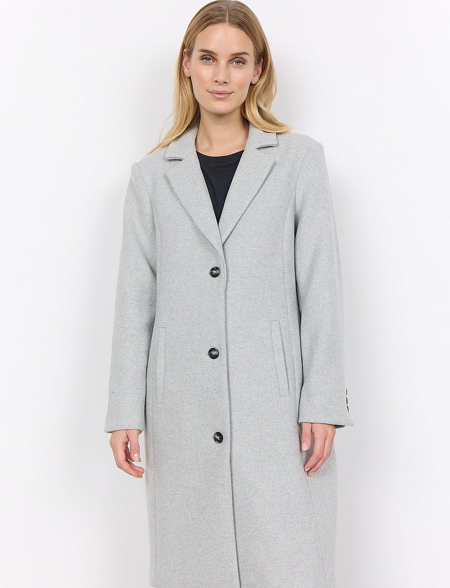 Soyaconcept - SC-ASTA - mäntel - lt grey melange - 0
