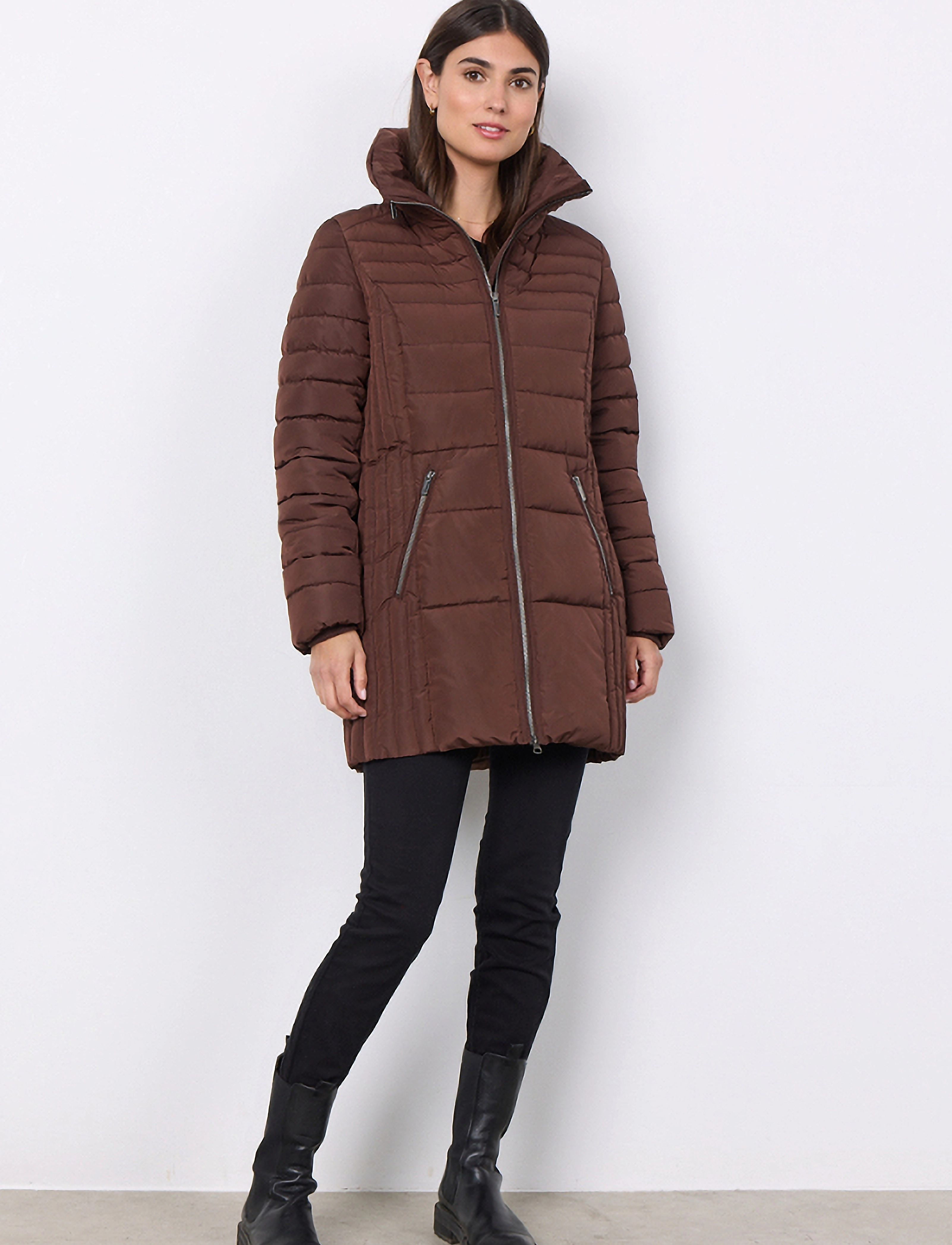 Soyaconcept - SC-NINA - winterjacken - coffee - 5