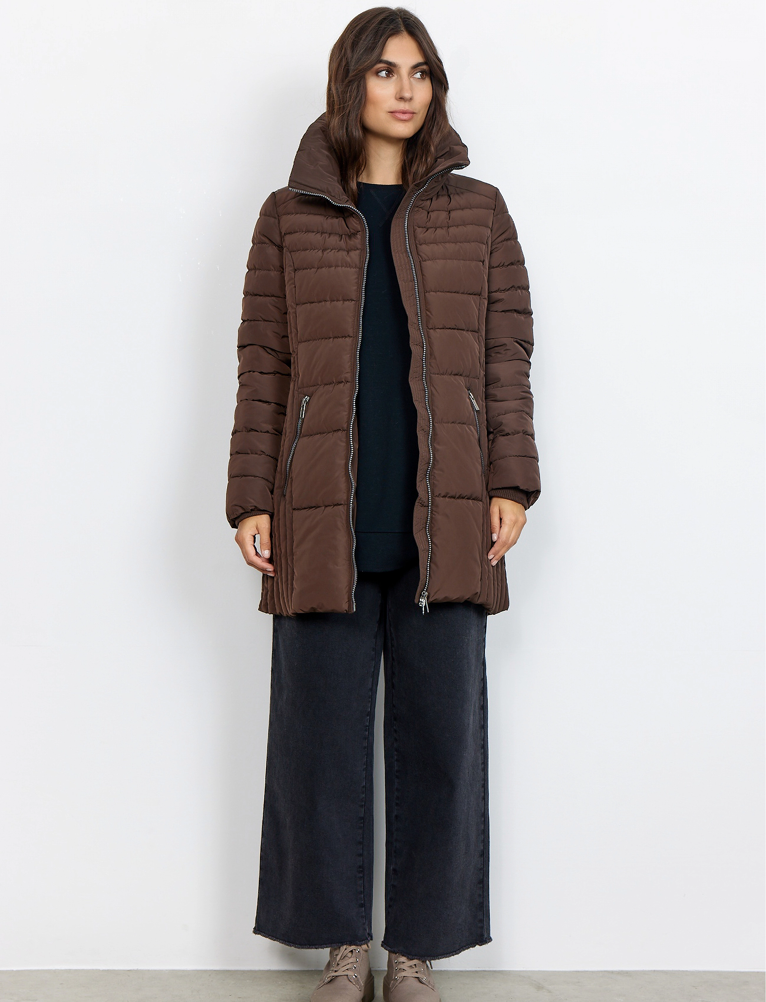Soyaconcept - SC-NINA - overtøj - coffee bean - 3