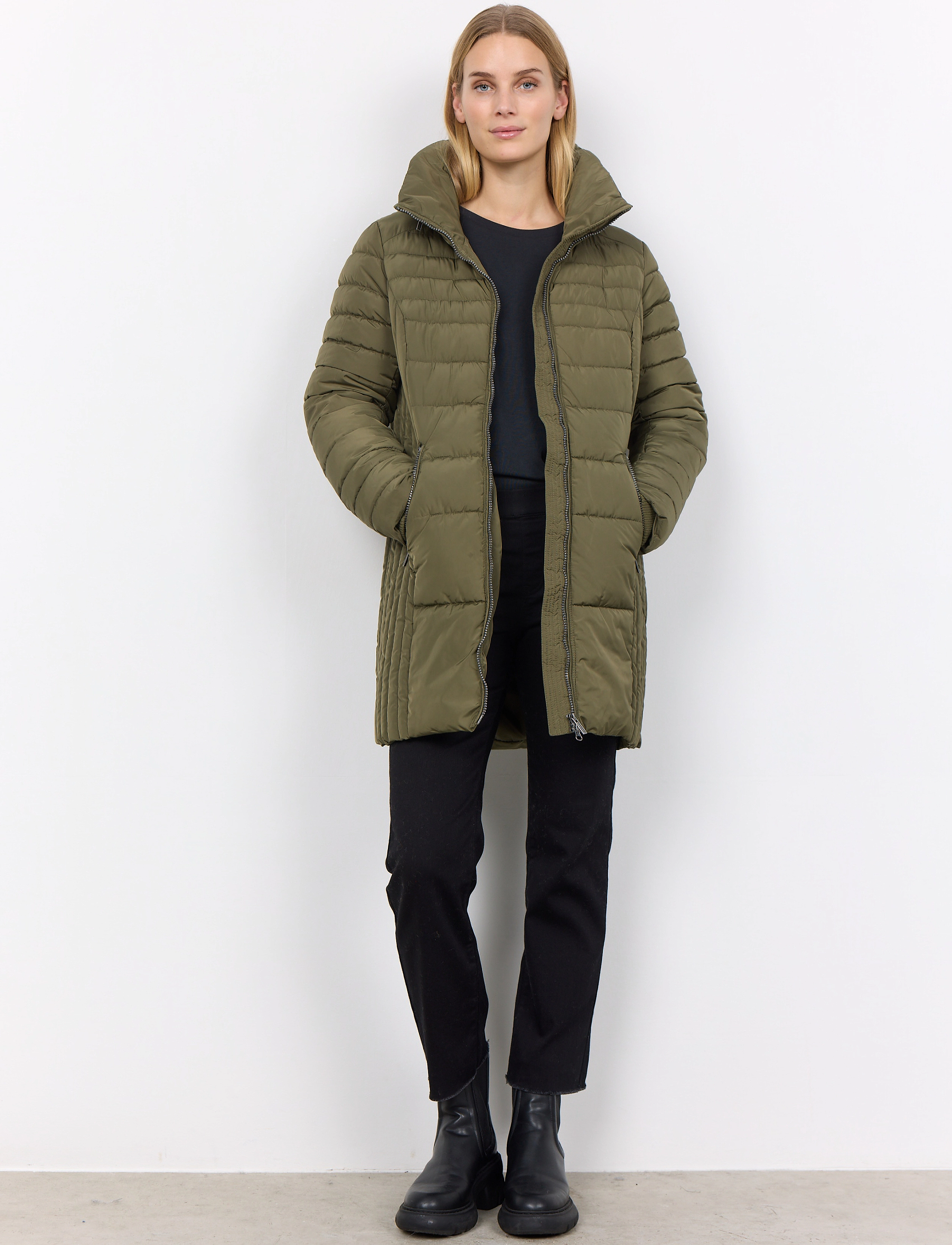 Soyaconcept - SC-NINA - ulkovaatteet - olive - 3