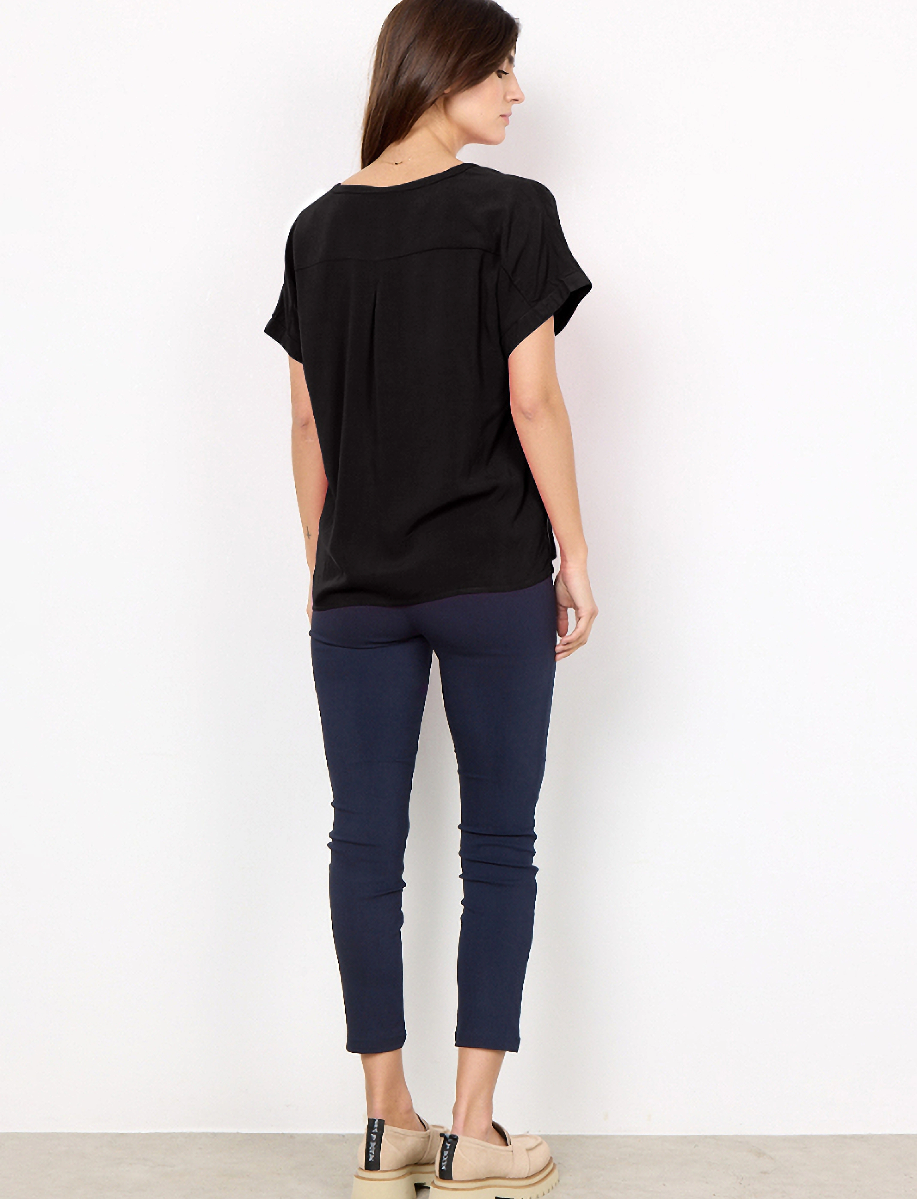 Soyaconcept - SC-RADIA - kortærmede bluser - black - 3