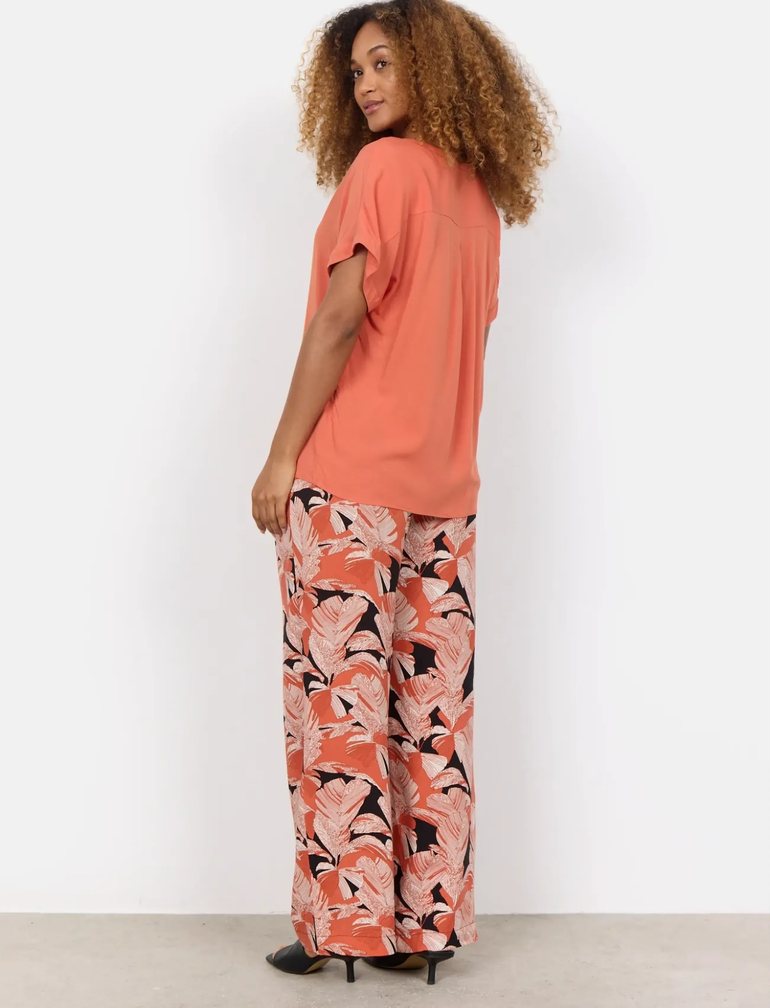 Soyaconcept - SC-RADIA - kortärmade blusar - dusty clay - 3