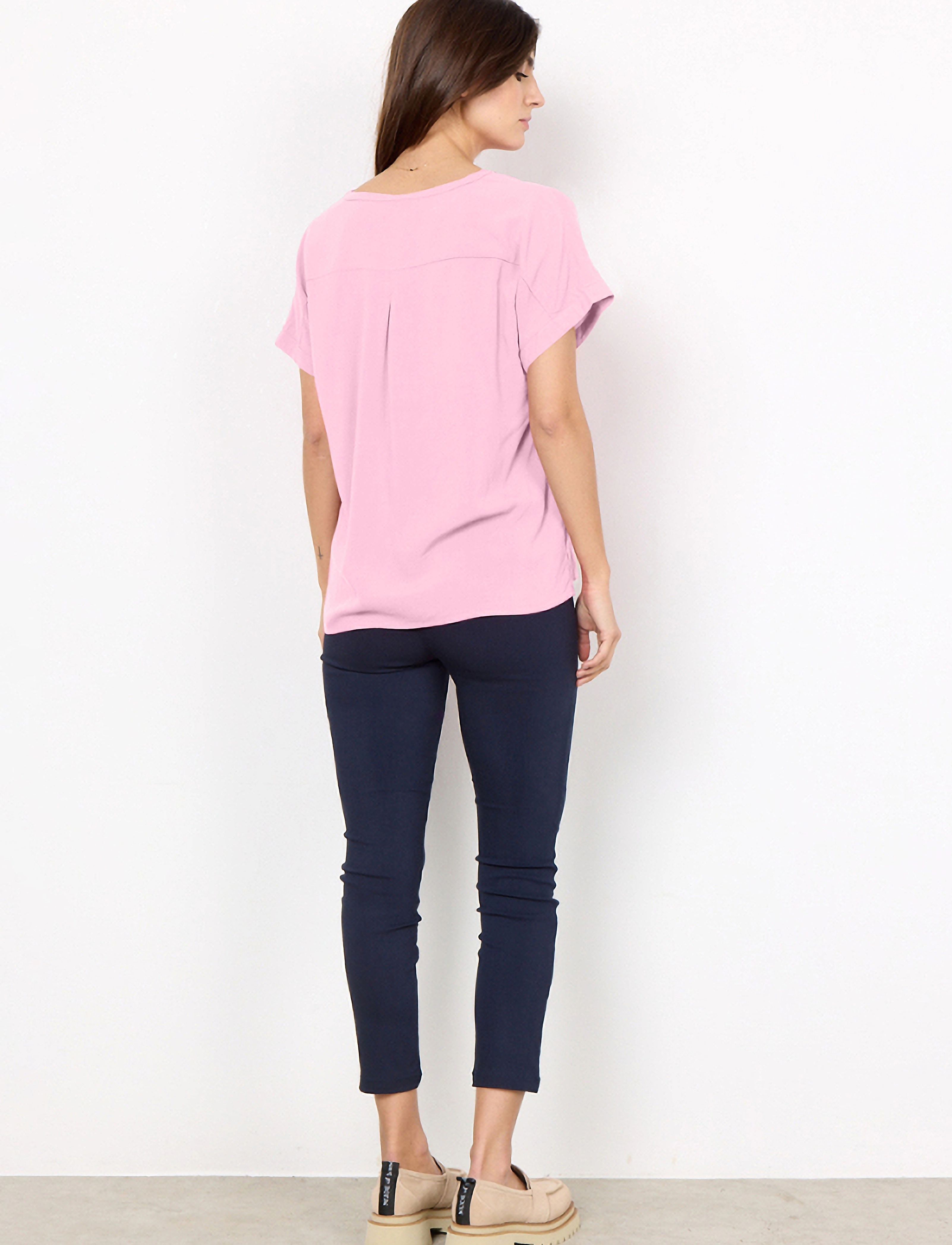 Soyaconcept - SC-RADIA - kortærmede bluser - pink - 4