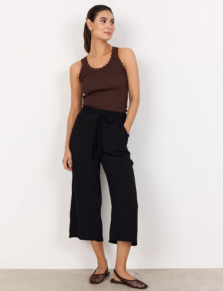 Soyaconcept - SC-RADIA - hose mit geradem bein - black - 0