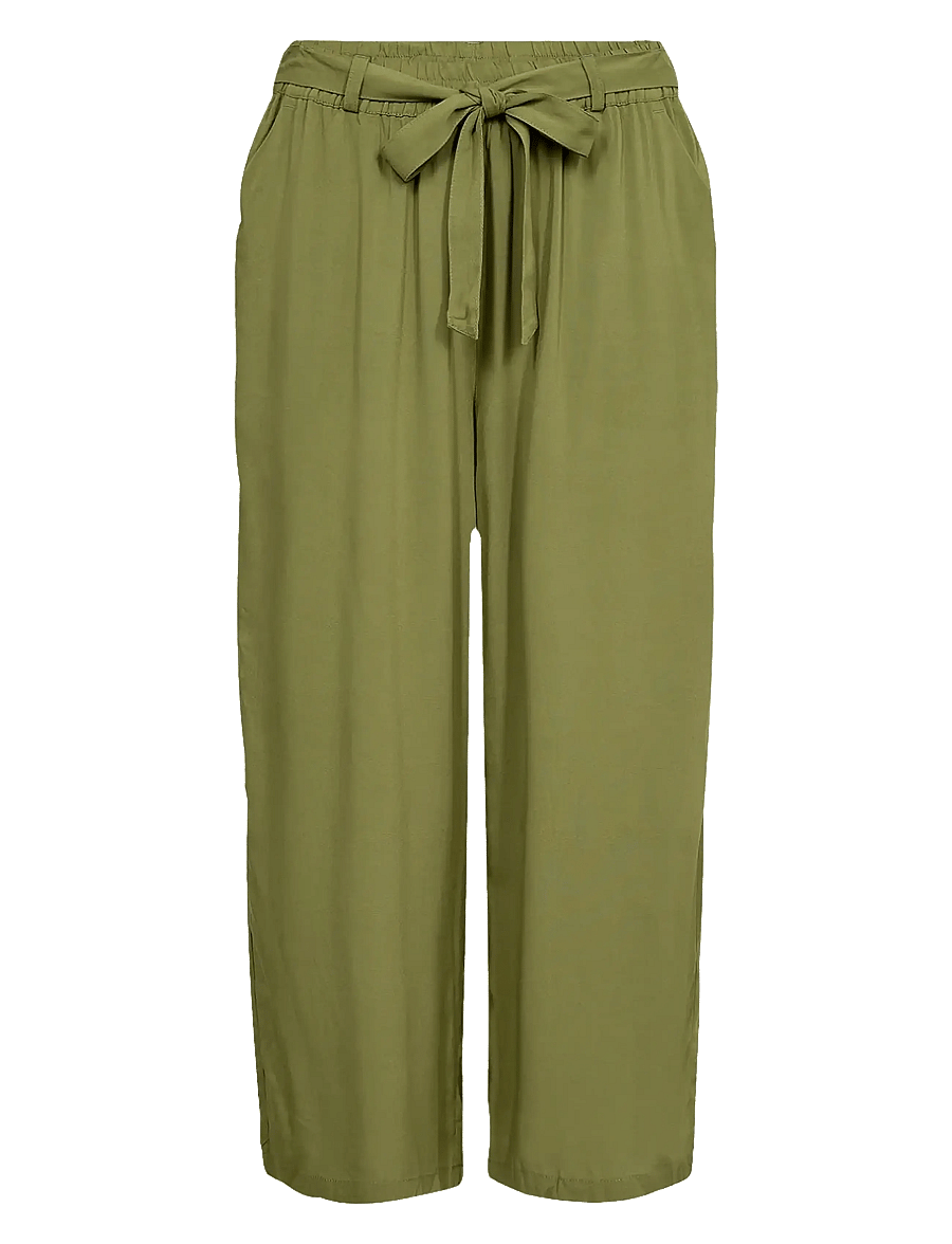 Soyaconcept - SC-RADIA - raka byxor - calliste green - 1