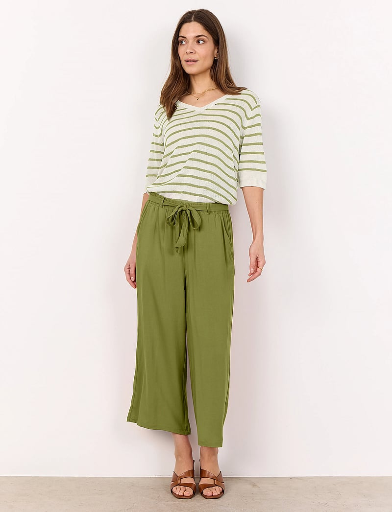 Soyaconcept - SC-RADIA - sirge säärega püksid - calliste green - 0