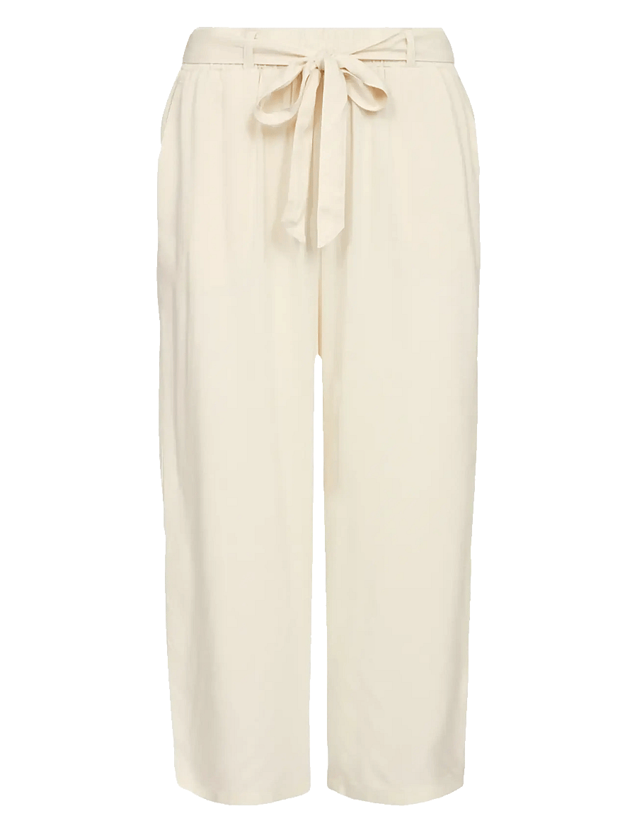 Soyaconcept - SC-RADIA - sirge säärega püksid - cream - 1