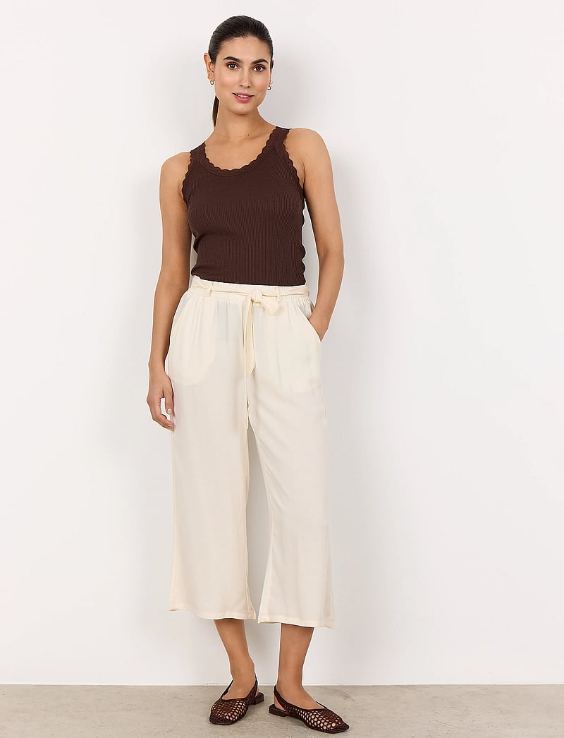 Soyaconcept - SC-RADIA - bukser med lige ben - cream - 0