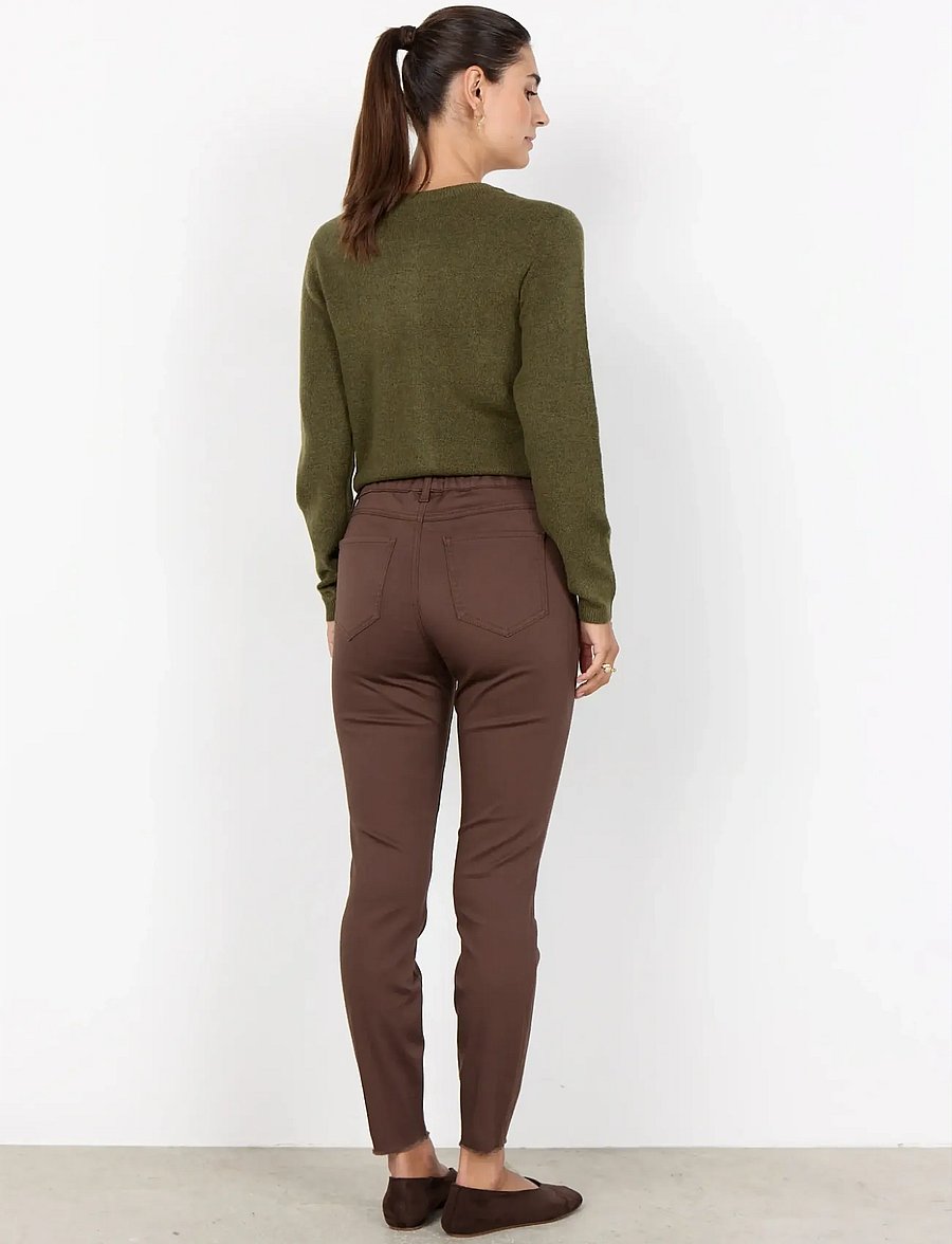 Soyaconcept - SC-NADIRA - slim fit bukser - 8694 hot fudge - 3