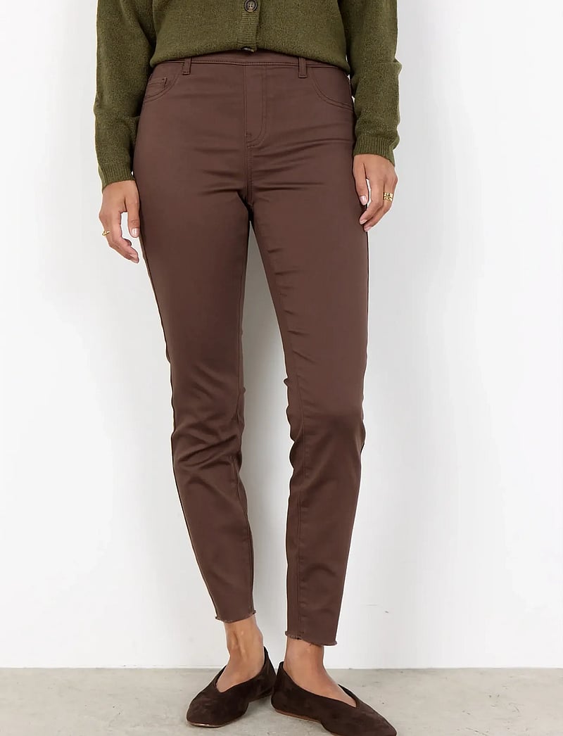 Soyaconcept - SC-NADIRA - slim fit trousers - 8694 hot fudge - 4