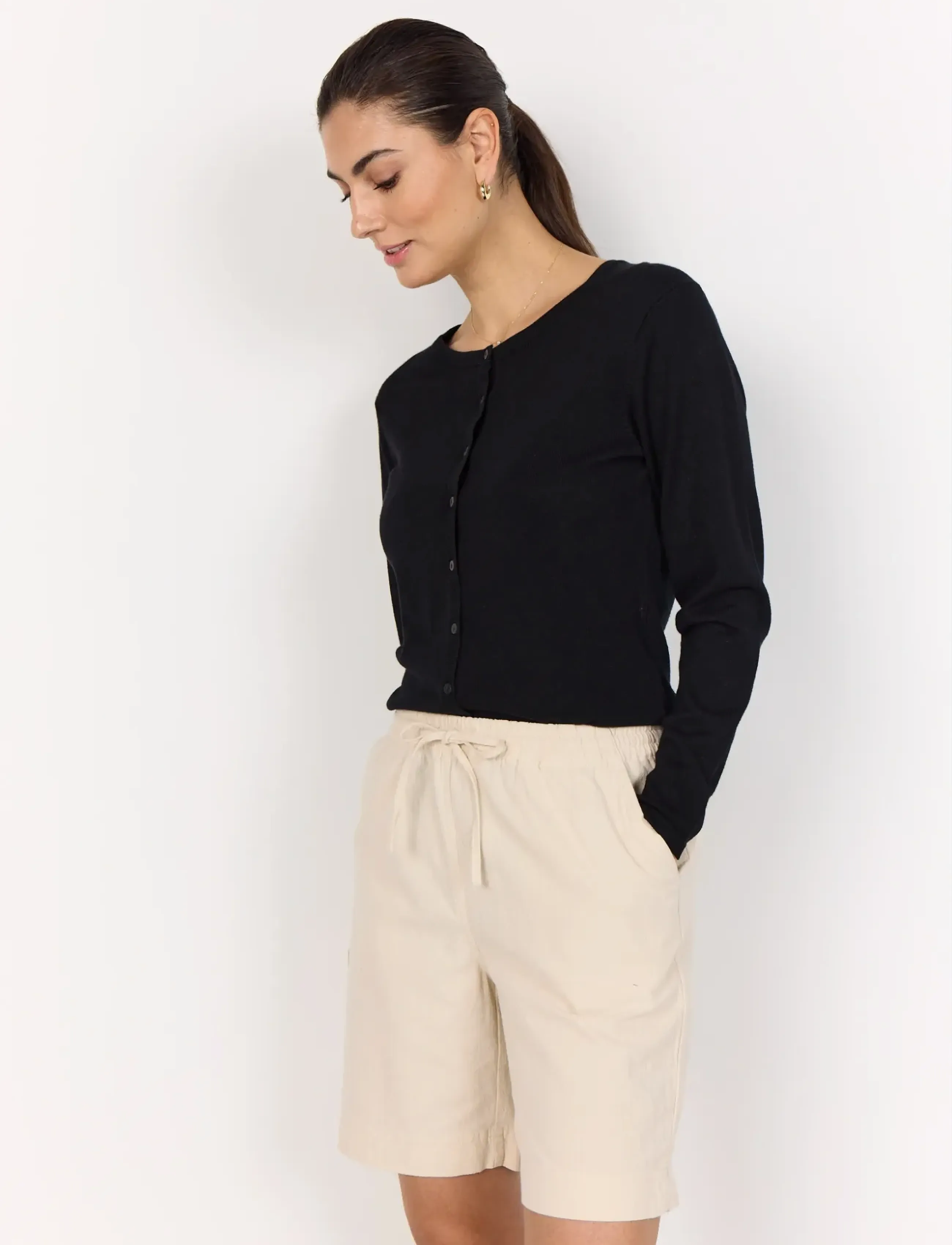 Soyaconcept Sc-Cissie, S, Beige, Shorts > Afslappede Shorts, Dame