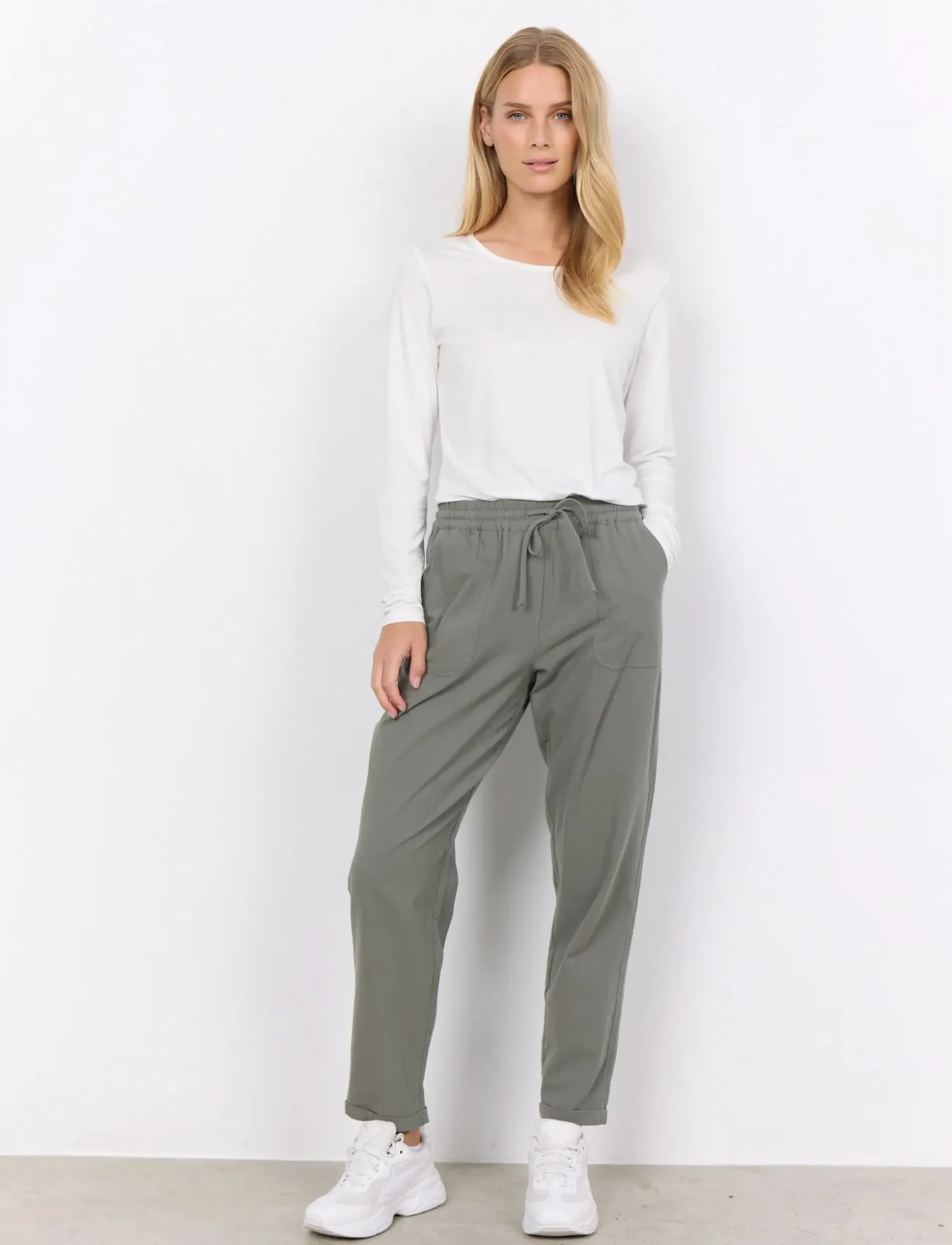 Soyaconcept Sc-Cissie, XS, Trousers, Khakigrün - Joggers, Frauen