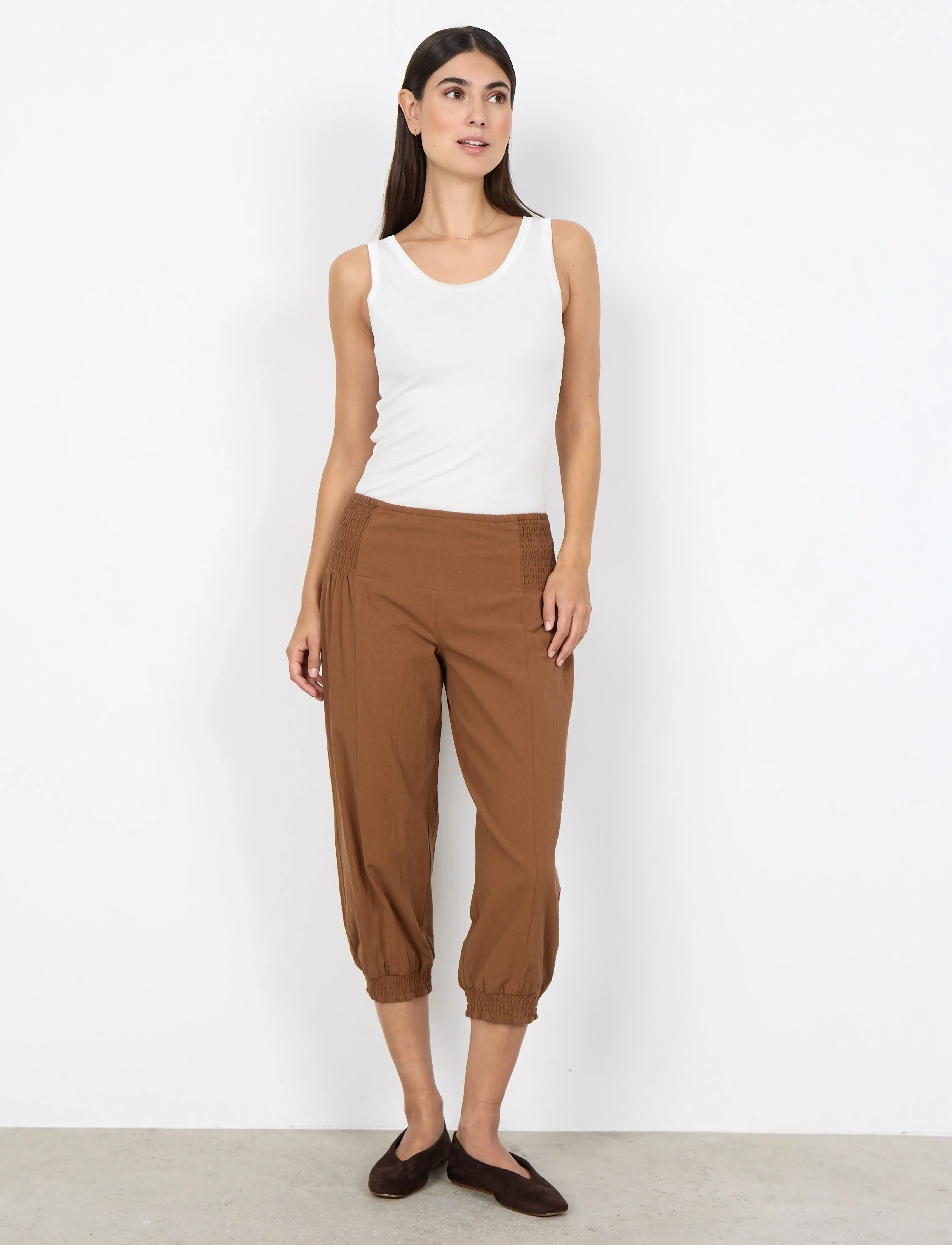 Soyaconcept Sc-Cissie, XXL, Trousers, Braun - Capri Frauen