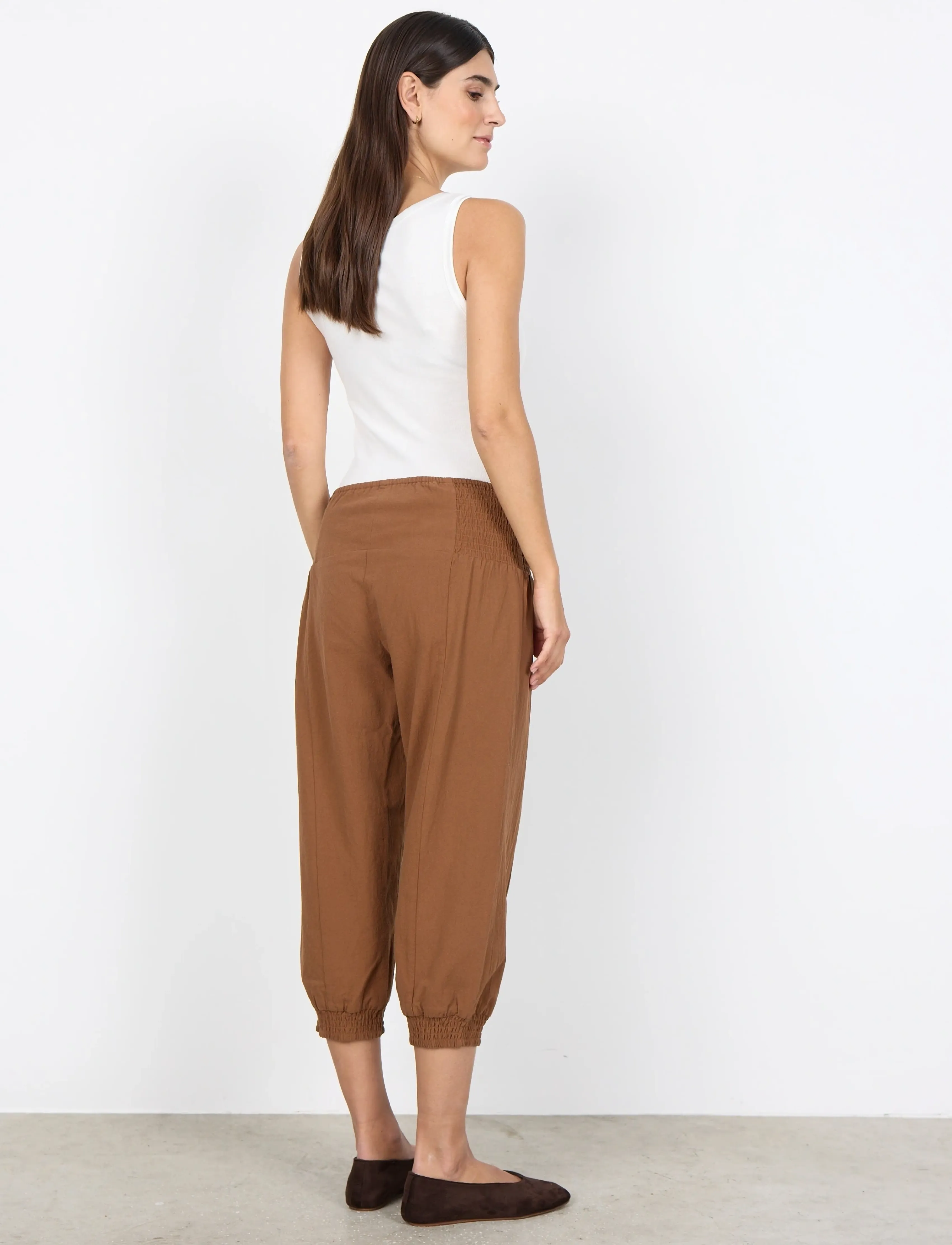 Soyaconcept - SC-CISSIE - capri pants - 8710 toffee - 4