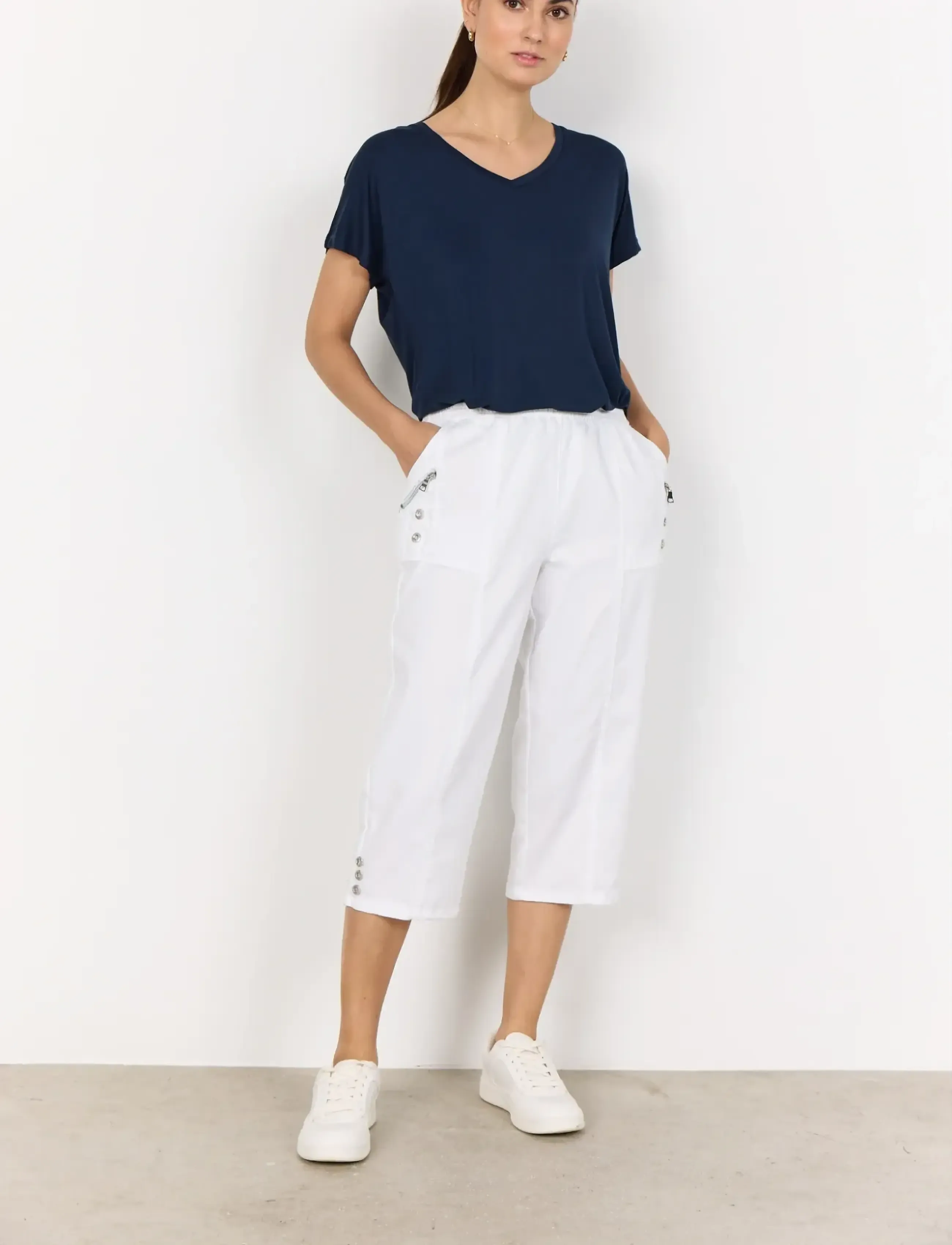 Soyaconcept SC-AKILA - Culottes - WHITE / white