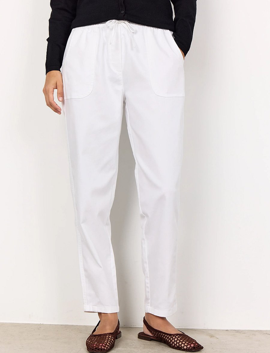 Soyaconcept - SC-AKILA - raka byxor - 1000 white - 3