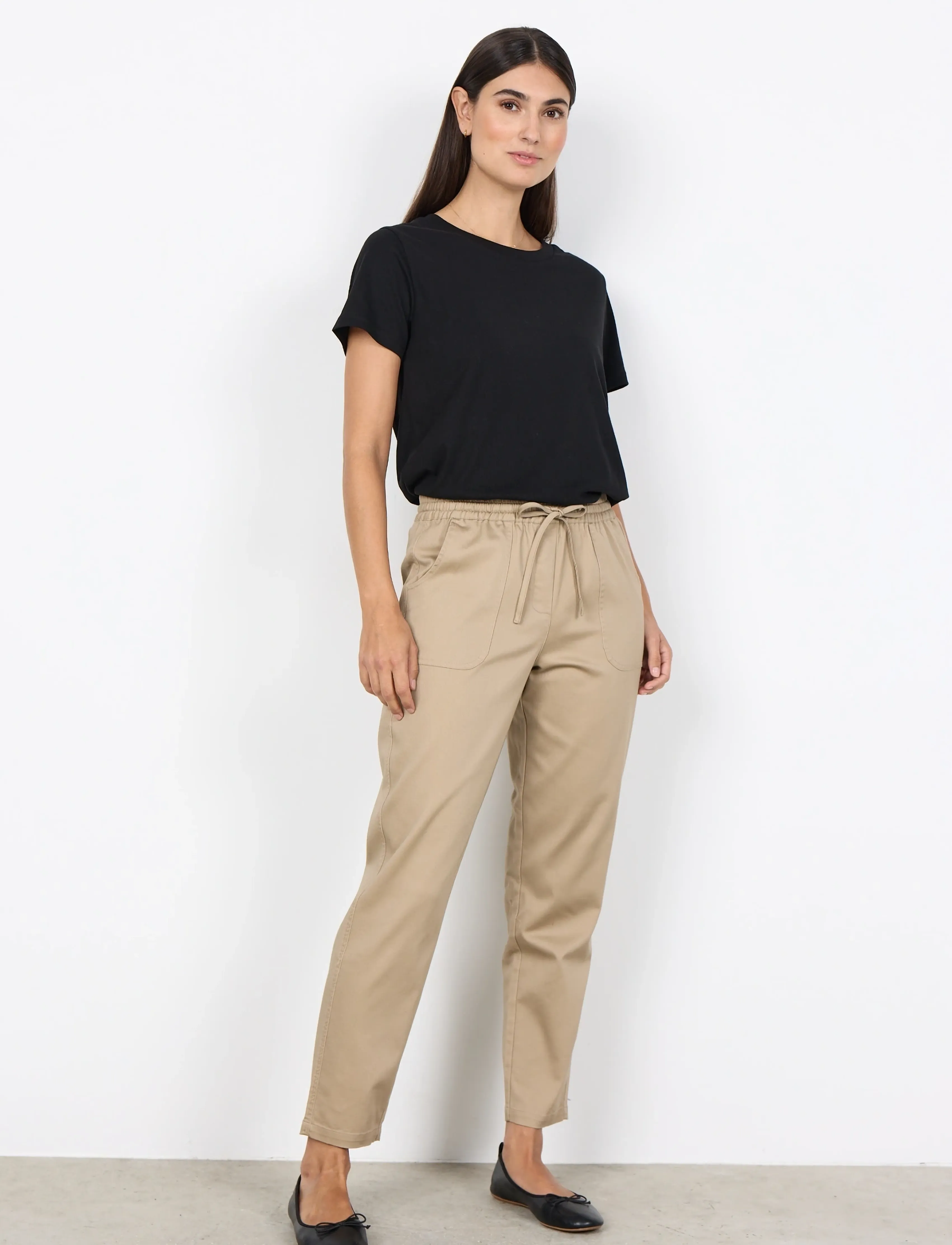 Soyaconcept SC-AKILA - Suorat housut - 8030 CAMEL / beige