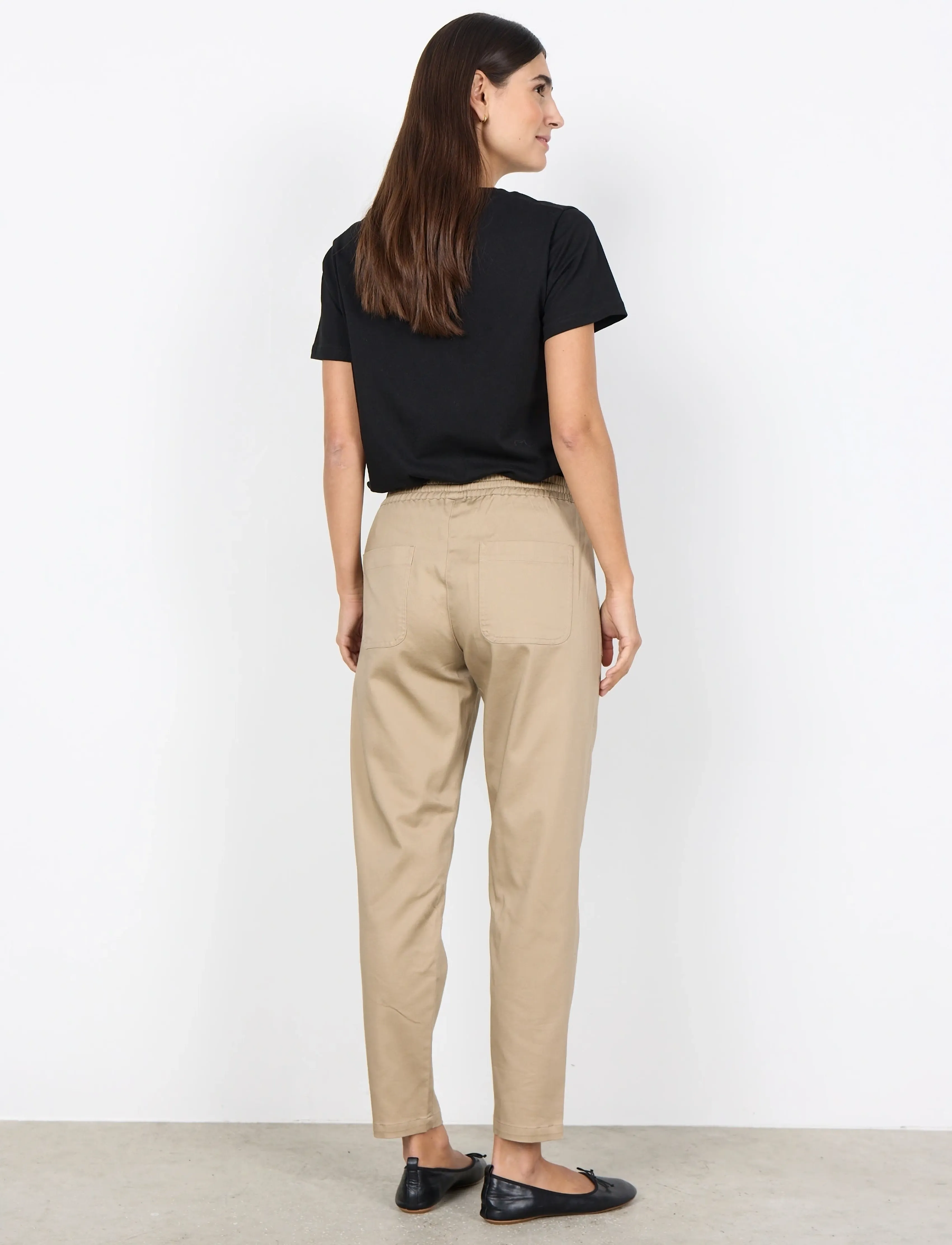 Soyaconcept - SC-AKILA - straight leg trousers - 8030 camel - 4