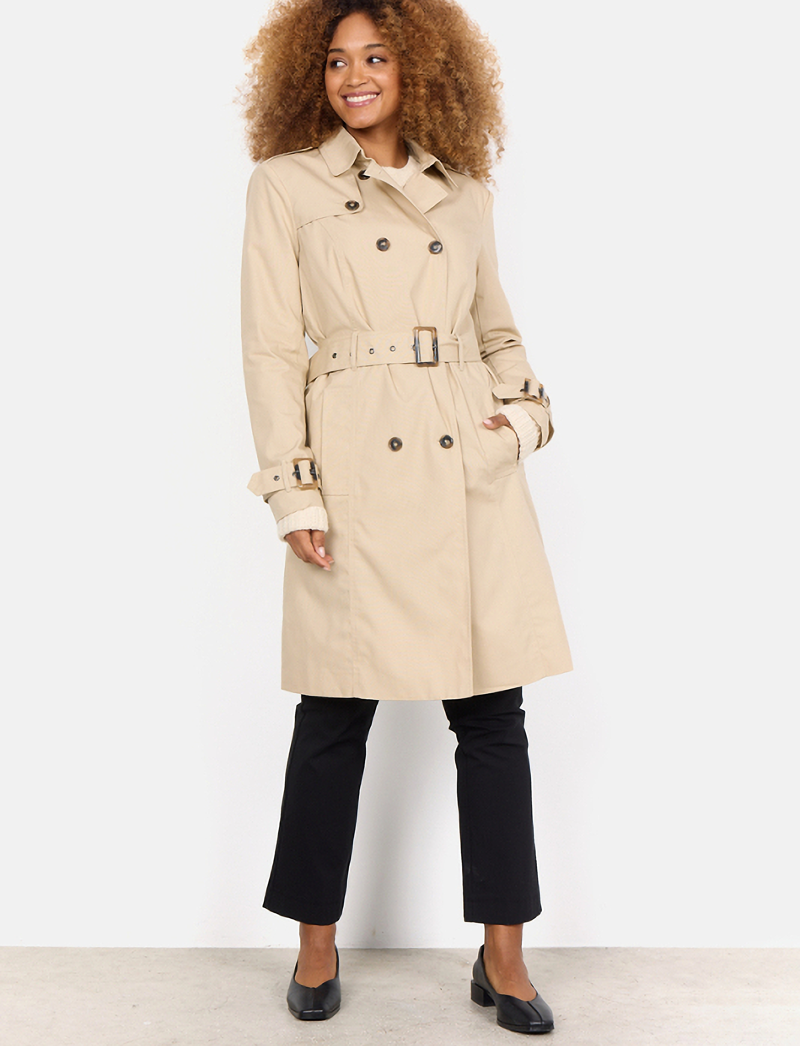 Soyaconcept - SC-LORA - trench coats - sand - 3